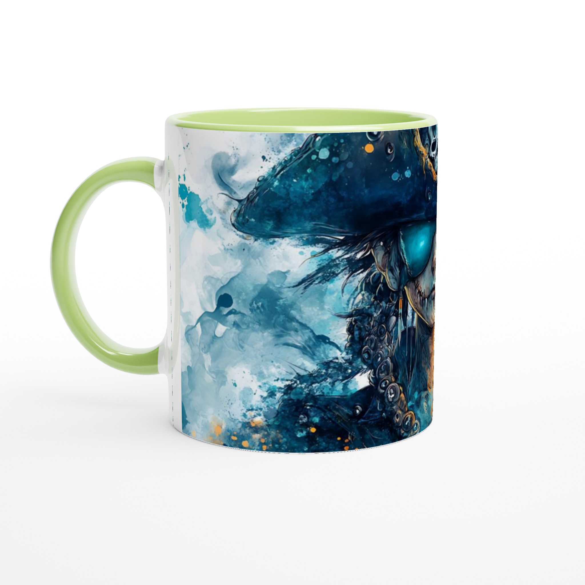 Pirate Nightmare Mugg – Akvarellstil | Unik 11oz Keramikmugg i Sju Färger 7 27971fa7-67b8-4b93-8212-f95aeb788298