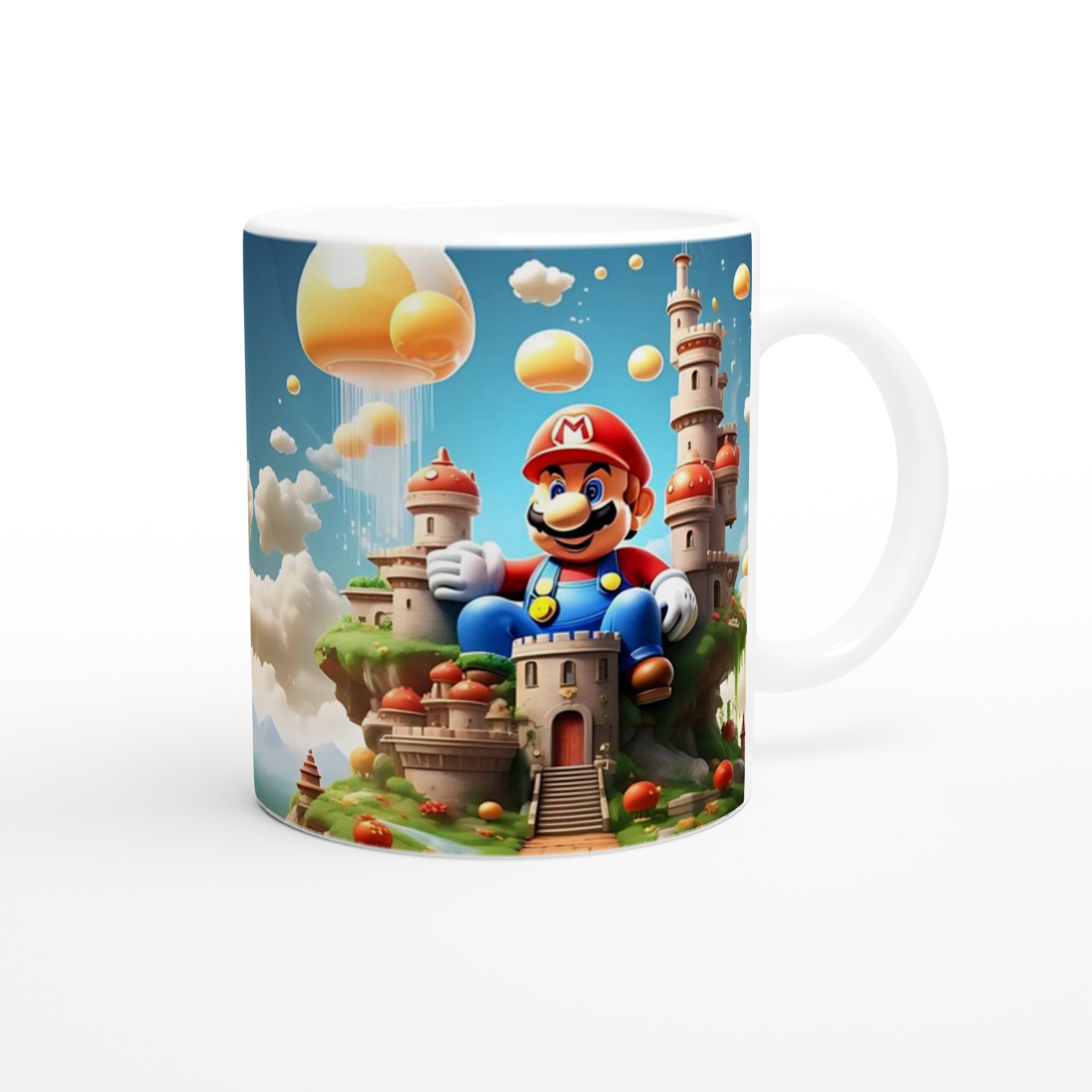 Premium 11oz Keramisk Mugg med Färgstark Mario & Sagoslott – Välj Bland Flera Fina Keramiska Färger 9 279b2e2d-0c63-48ab-a7ce-60f973cfacaf