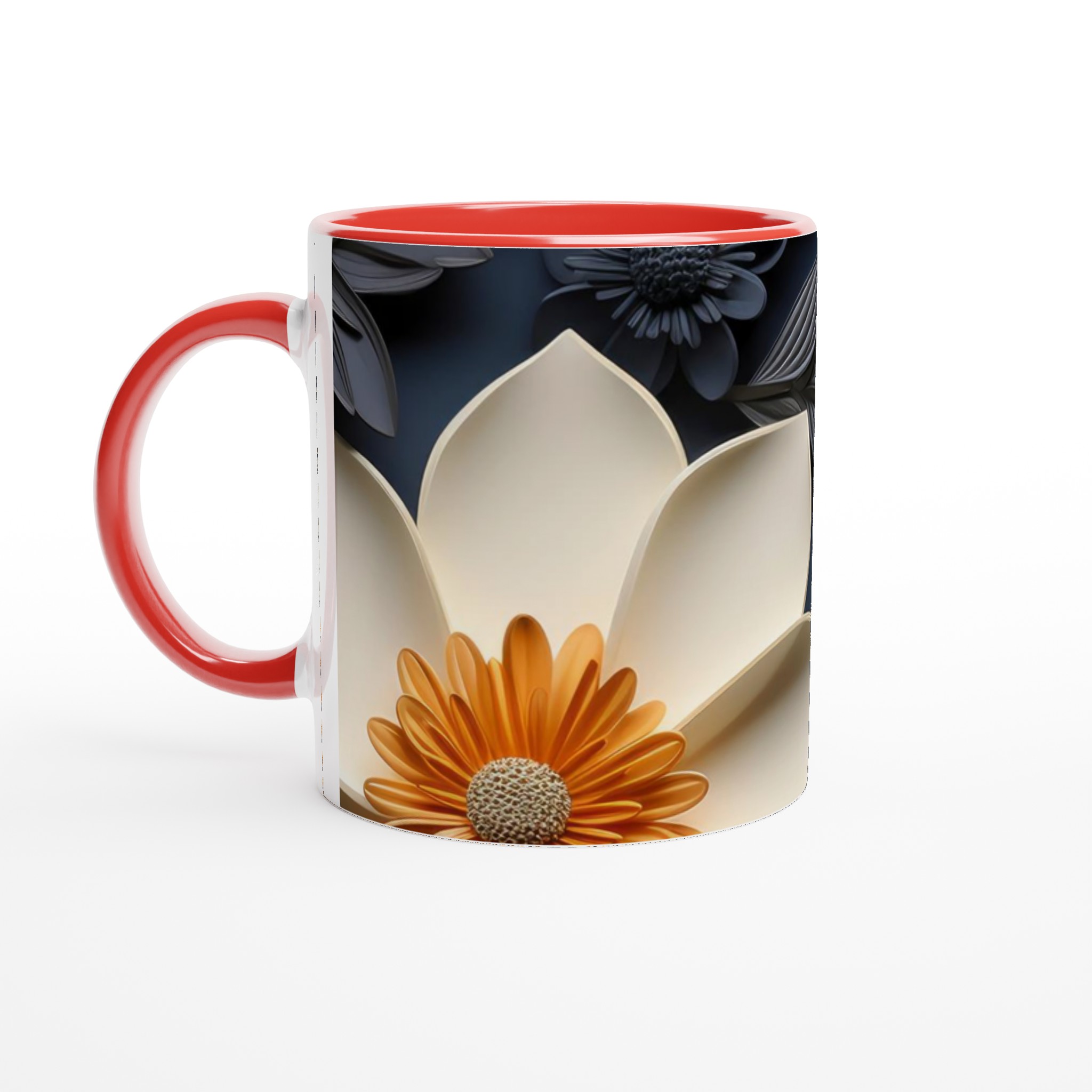 Elegant Floral 11oz Ceramic Mug with Sophisticated Color Choices 5 27aa0f78-f225-4f49-b346-cd9917523f17