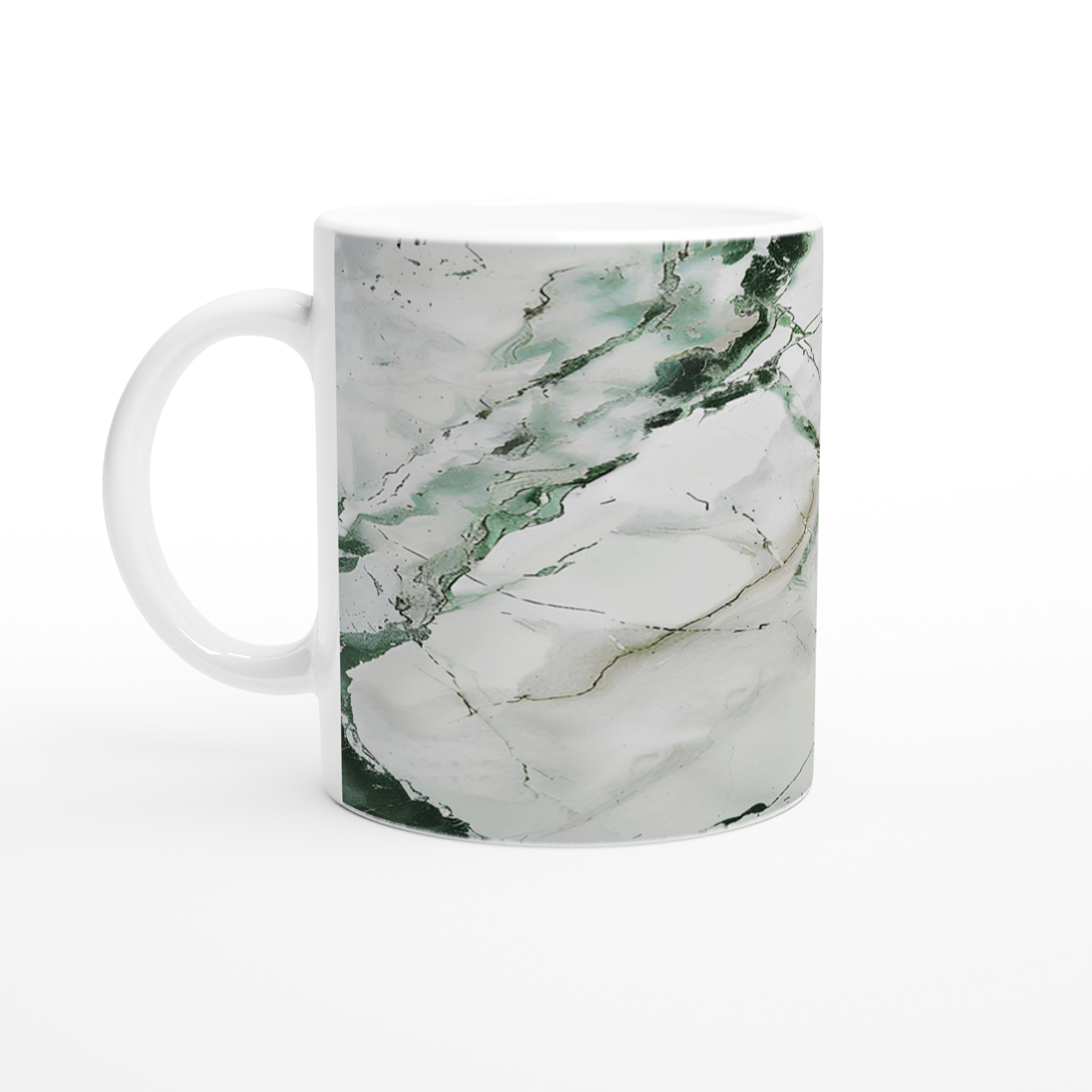 Abstrakt Grön Marmorerad Keramikmugg – Din unika 11oz kaffemugg i olika färger 1 27b5ed33-7355-40f8-8223-68e1c8a86aef