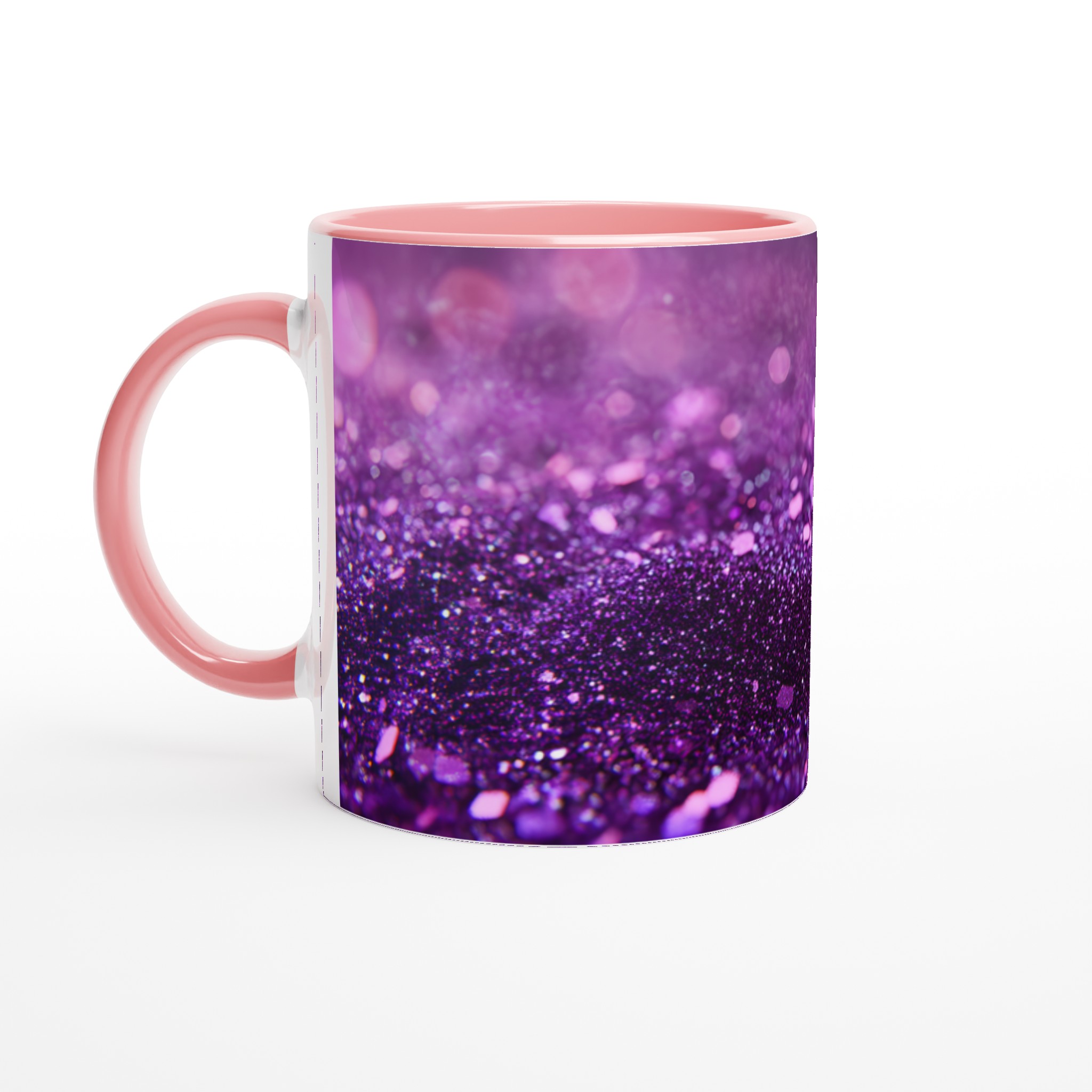 Glittrande Lila Keramisk Mugg – 11 oz Vit Mugg för En Förtrollande Dryckesupplevelse 6 27fabe3c-fdc6-4d49-8e89-cc2030a113cc