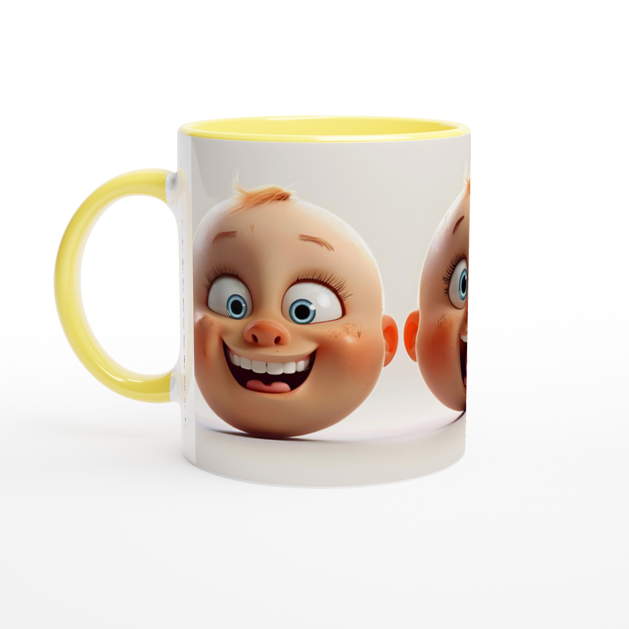 Glad Baby Ansikte Keramikmugg – Glädje i Varje Klunk, Välj Din Favoritfärg! 3 2801079b-51b7-4447-b4b9-bab80b8ad7f5