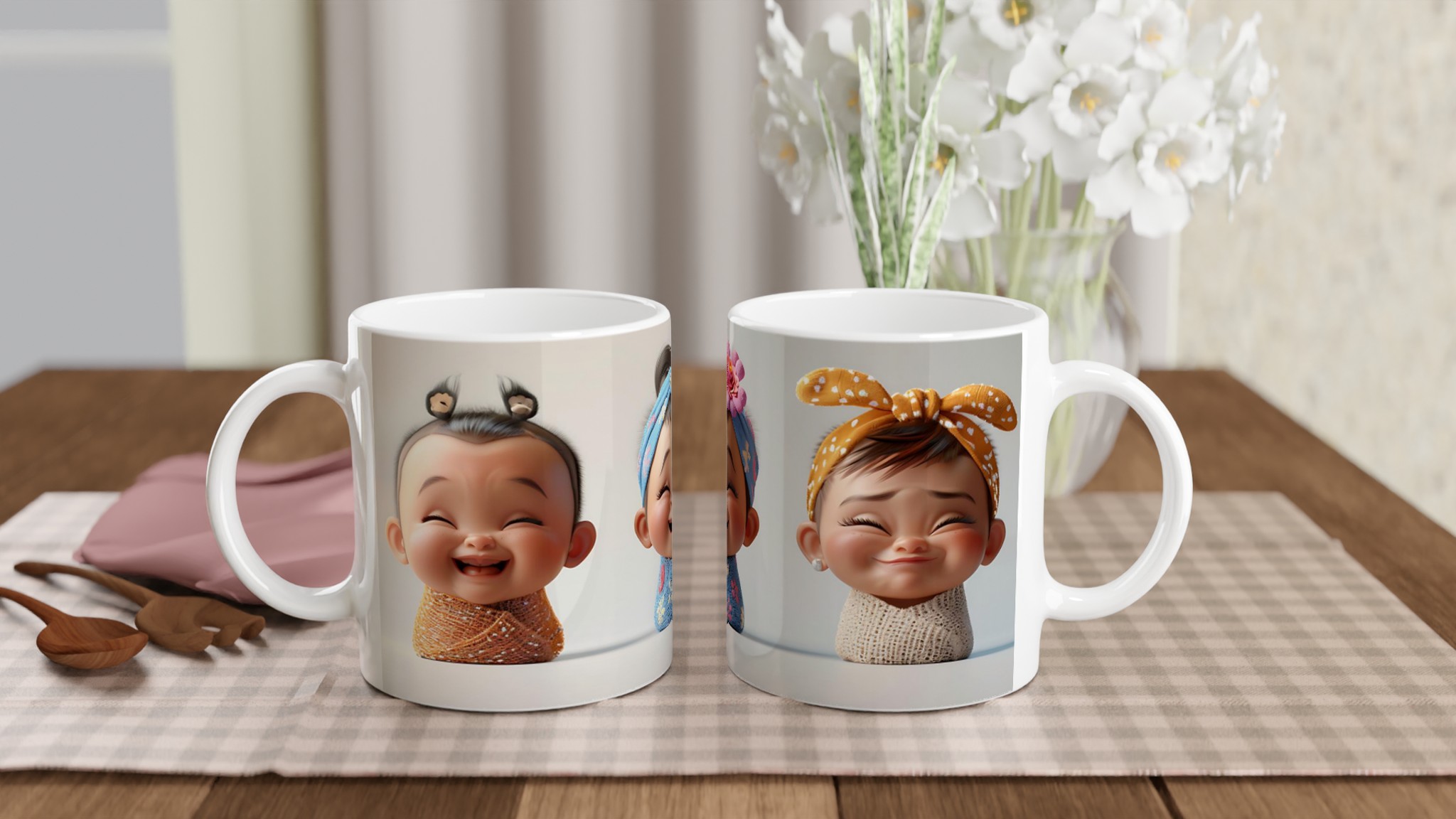 Glad Baby Keramikmugg - Skapa din egen charmiga mugg i 7 livfulla färger! 10 282c610c-7948-410e-8093-7d3d1fb43b9a