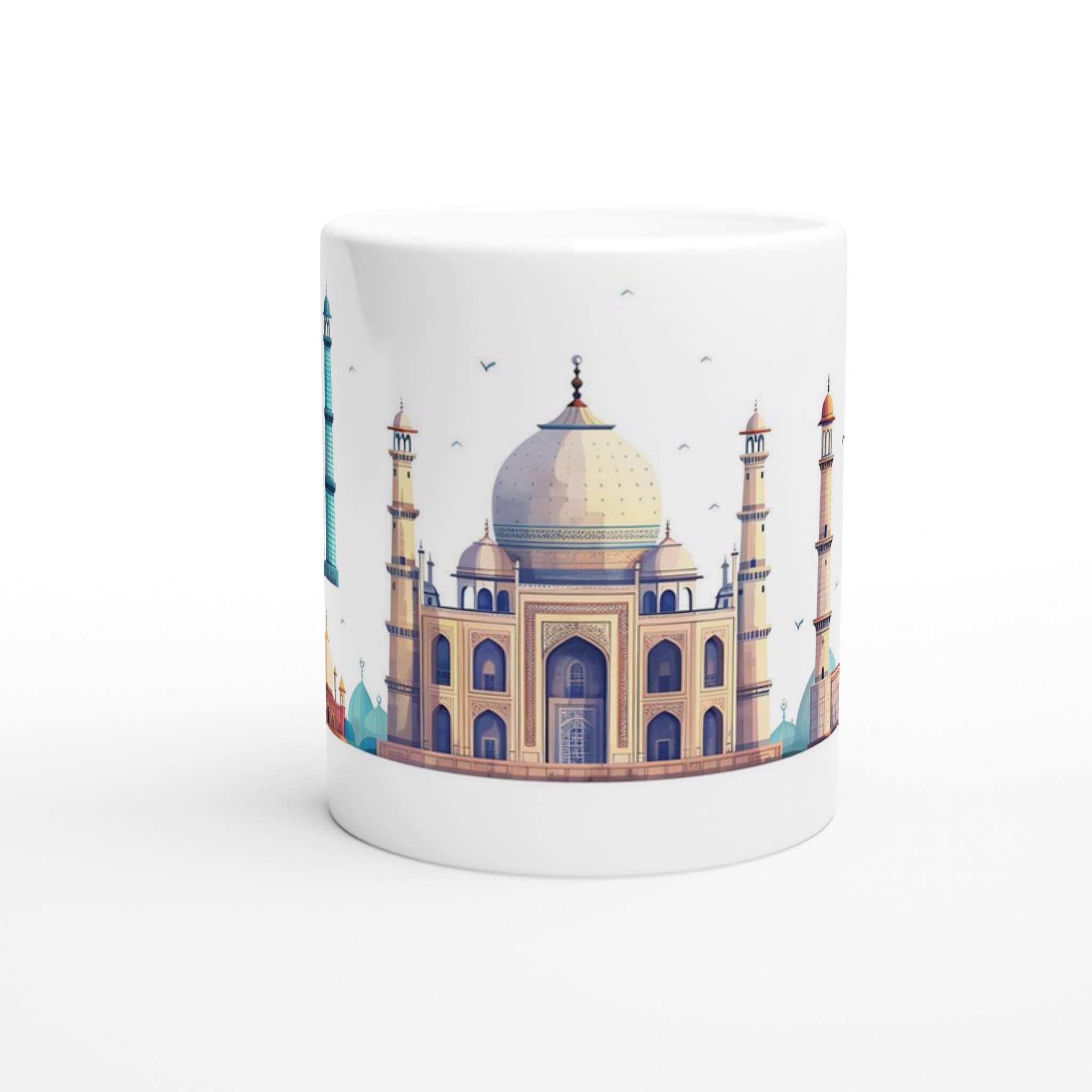 Historiska Tempel 11oz Keramisk Mugg - Välj bland 7 Färgstarka Nyanser 8 283530cc-9a8b-4c0f-b57b-f83d32230205