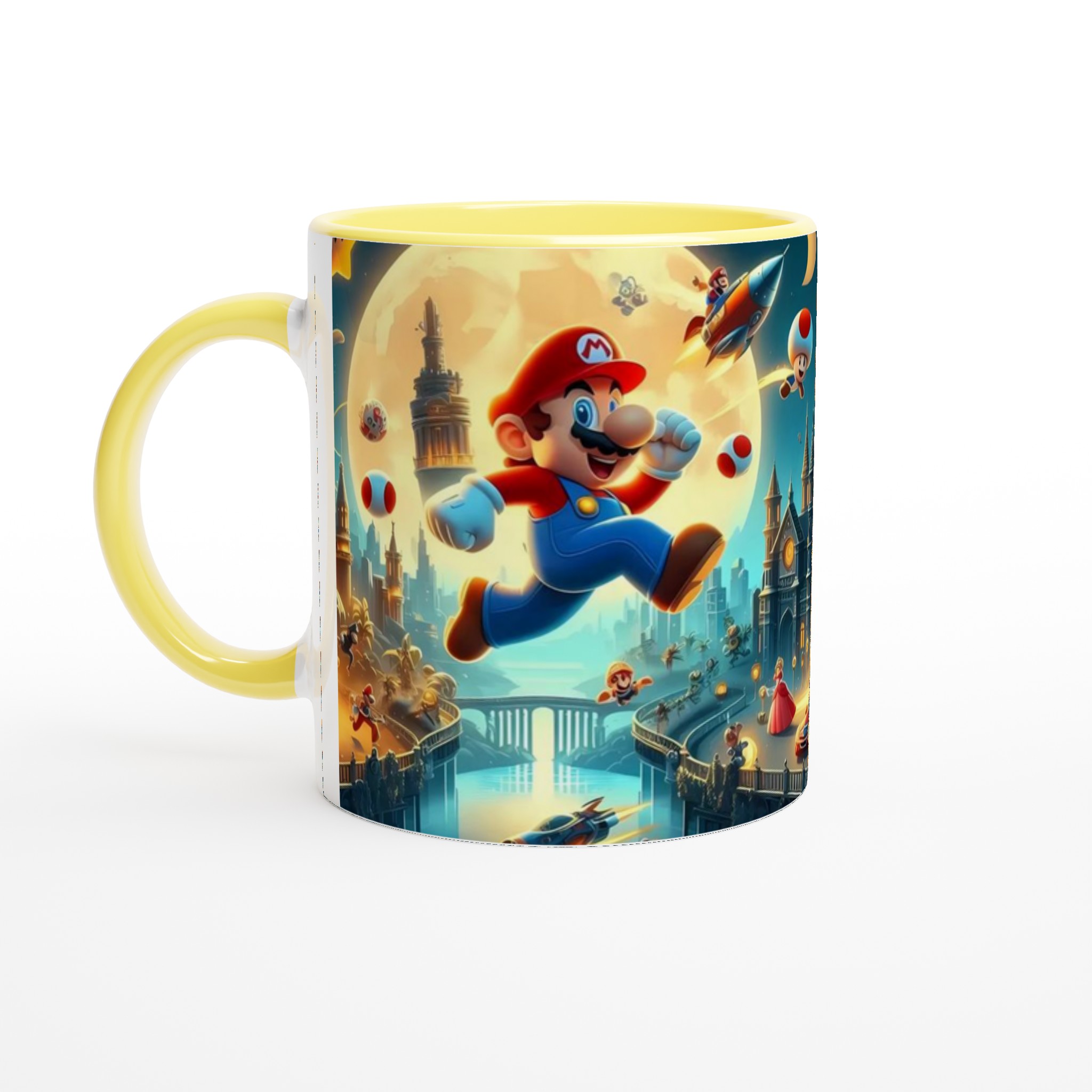 Super Mario Adventure 11oz Ceramic Mug – Vibrant, Playful Design in Your Choice of Seven Colors 3 284719de-38b9-460f-801f-58a2e8082749