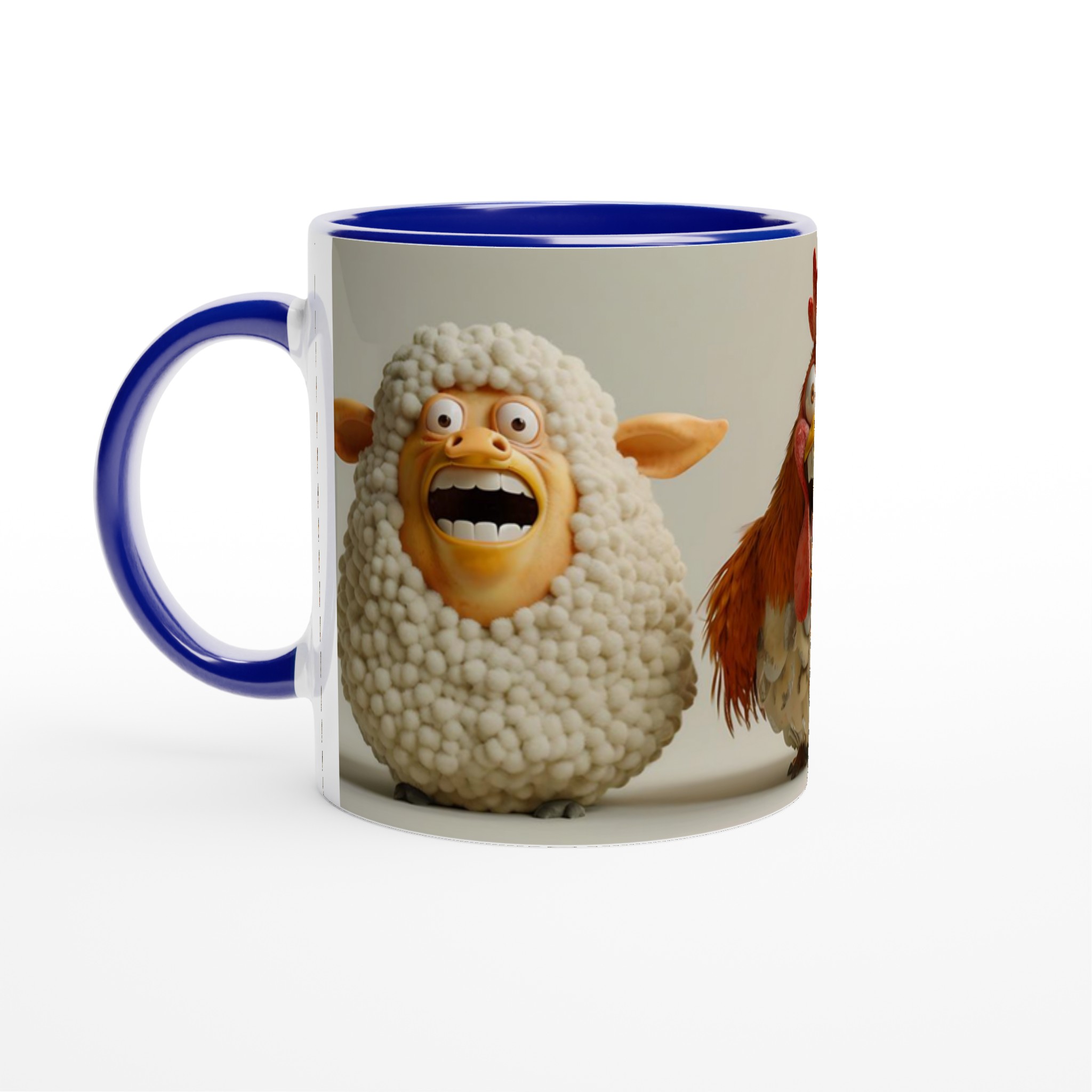 Skrikande Djur Muggen: Rolig 11oz Keramisk Mugg för Kaffeälskare – Välj din färg! 2 2867edb6-e257-42d5-9a82-c56c0b44e837