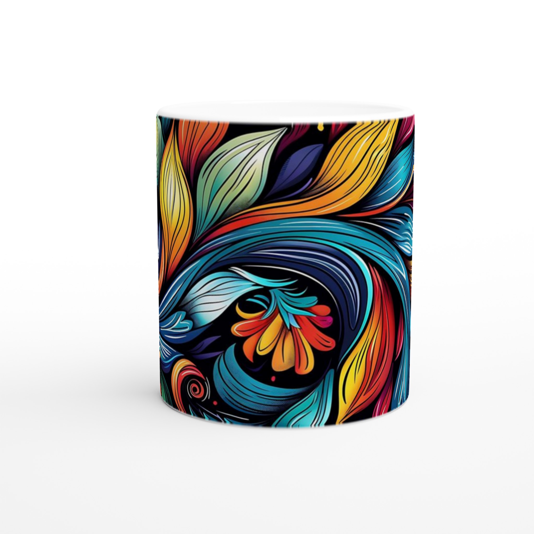Konstfull Keramisk Mugg 11oz – Välj bland 7 Livfulla Färger för Din Favoritdryck 8 28956025-eb12-461c-986e-e5f7fd26b76d