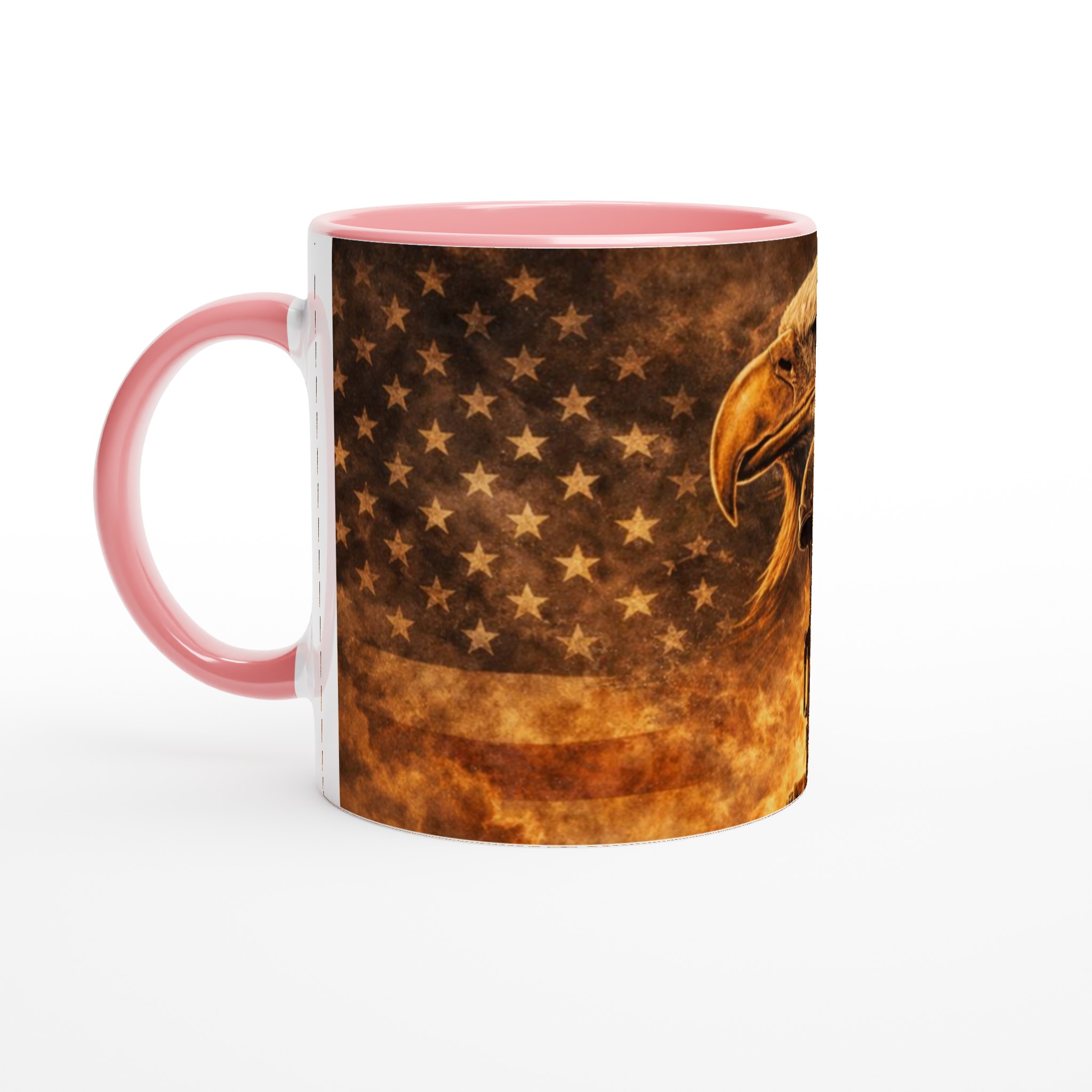 Vit 11oz Keramisk Mugg med Stark Patriotisk Design – Välj Bland Sju Livfulla Färger 6 28c69f12-a576-4ec3-b8f5-d383a7f3f4b0