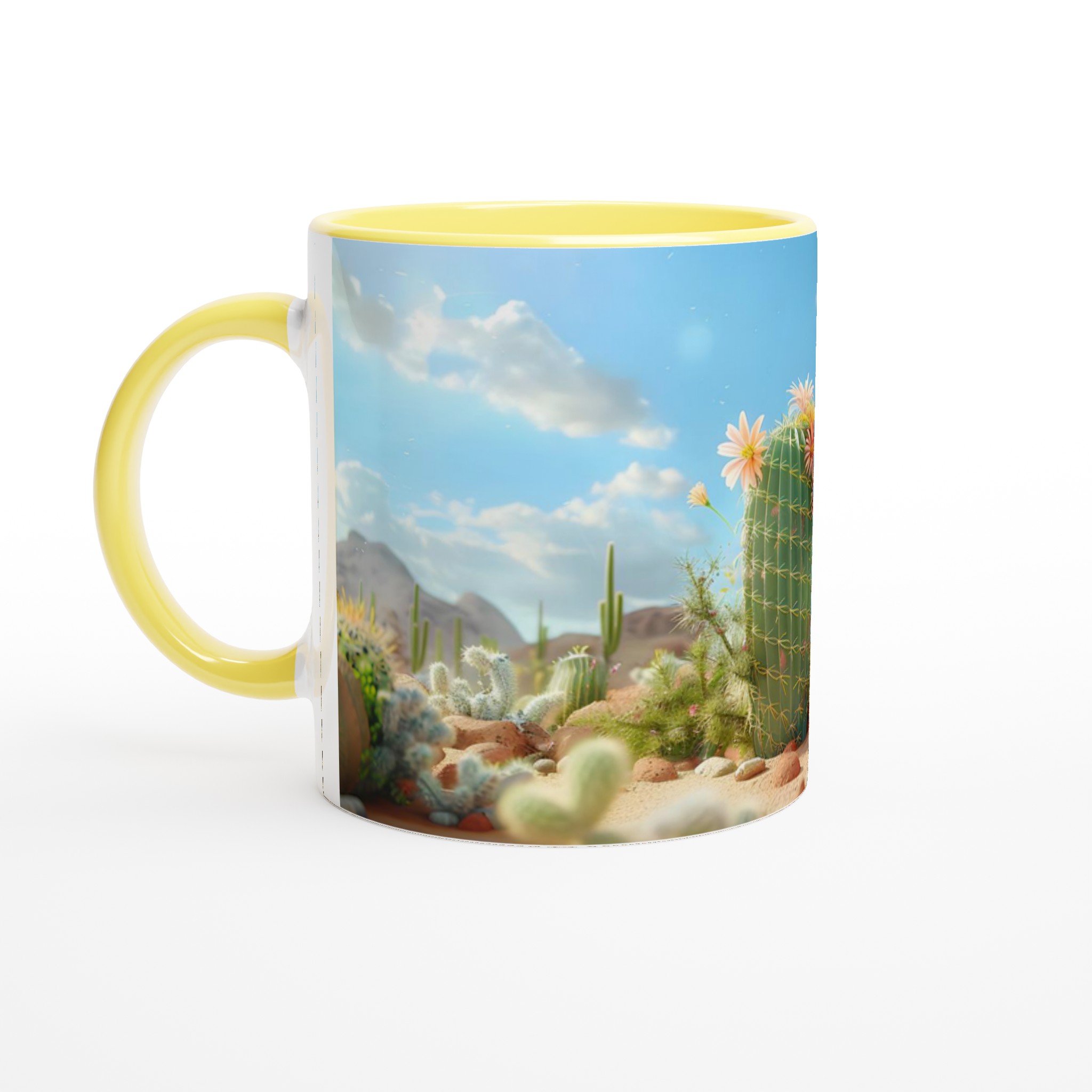 Kaktusblommor 11oz Keramikmugg - En Ökenoas för Din Kaffestund 3 29360838-e96e-4fc8-8a81-0b37344ab088