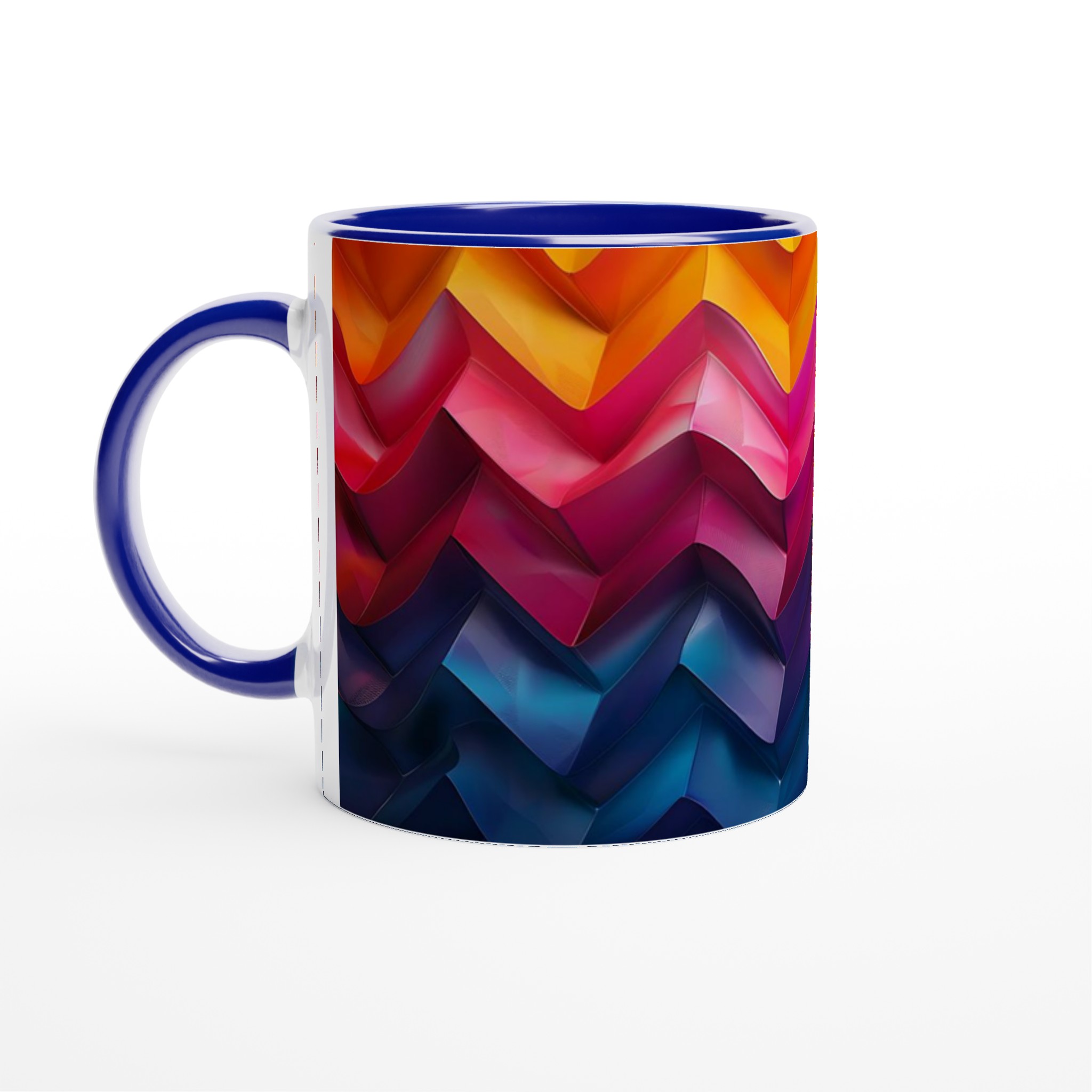 Abstrakt Våg Keramikmugg - 11oz Vibrant Konstnärlig Design i Ditt Val av Färg 2 295f8f16-7ecc-4919-86a0-00aaed8ef734