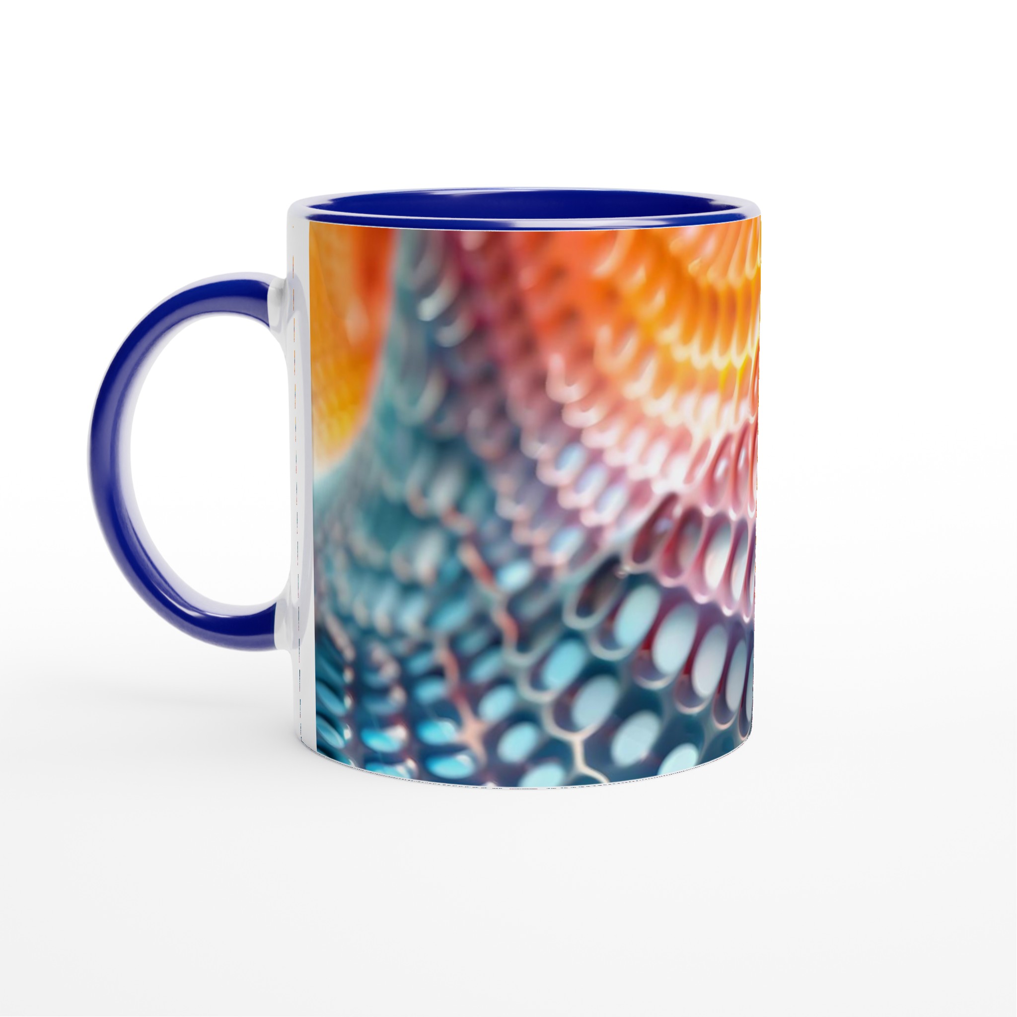 Abstrakt Solnedgång Keramikmugg - 11oz i Valfri Färg för En Levande Kaffestund 2 298dd0e2-294a-4d1c-8463-ed72ba39357b