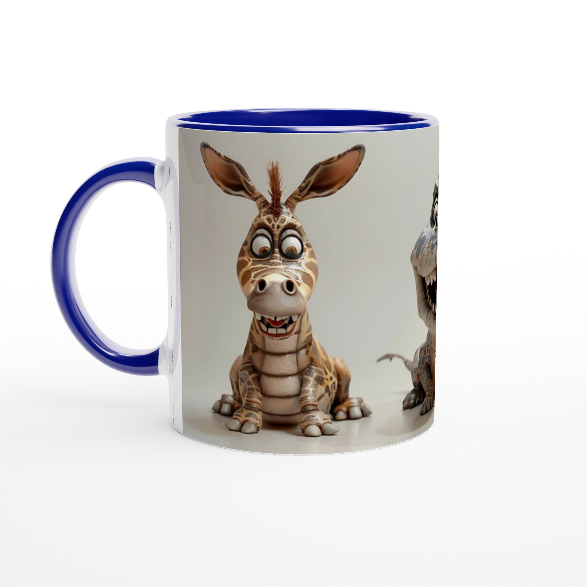 Vilda Vänner Keramikmugg – Roliga Däggdjur & Dinosaurie Design i Valfri Färg! 2 299be0e9-937a-427d-a9c5-e91b53ab678b