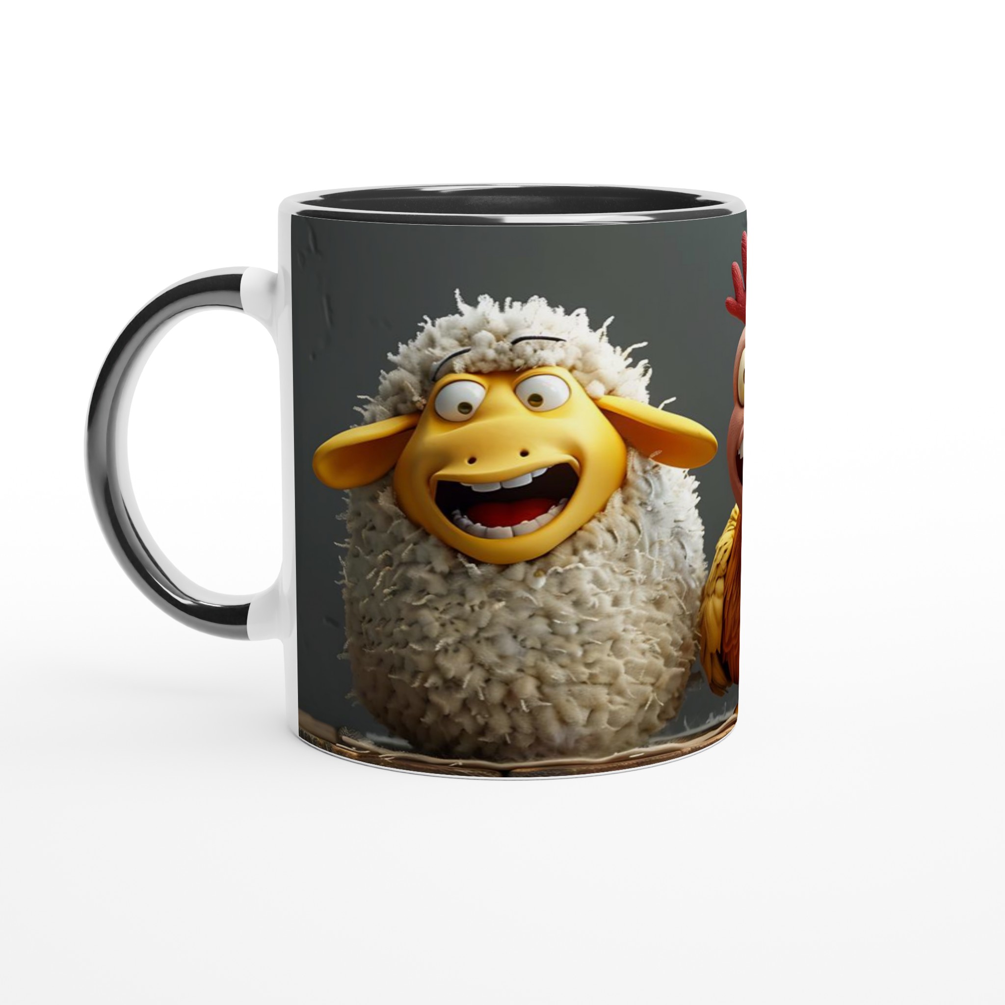 Humoristiska Bondgårdsdjur Mugg – 11oz Keramikmugg i ditt val av 7 Livfulla Färger 4 2a481307-0246-4b37-a560-6204f7b90ce0