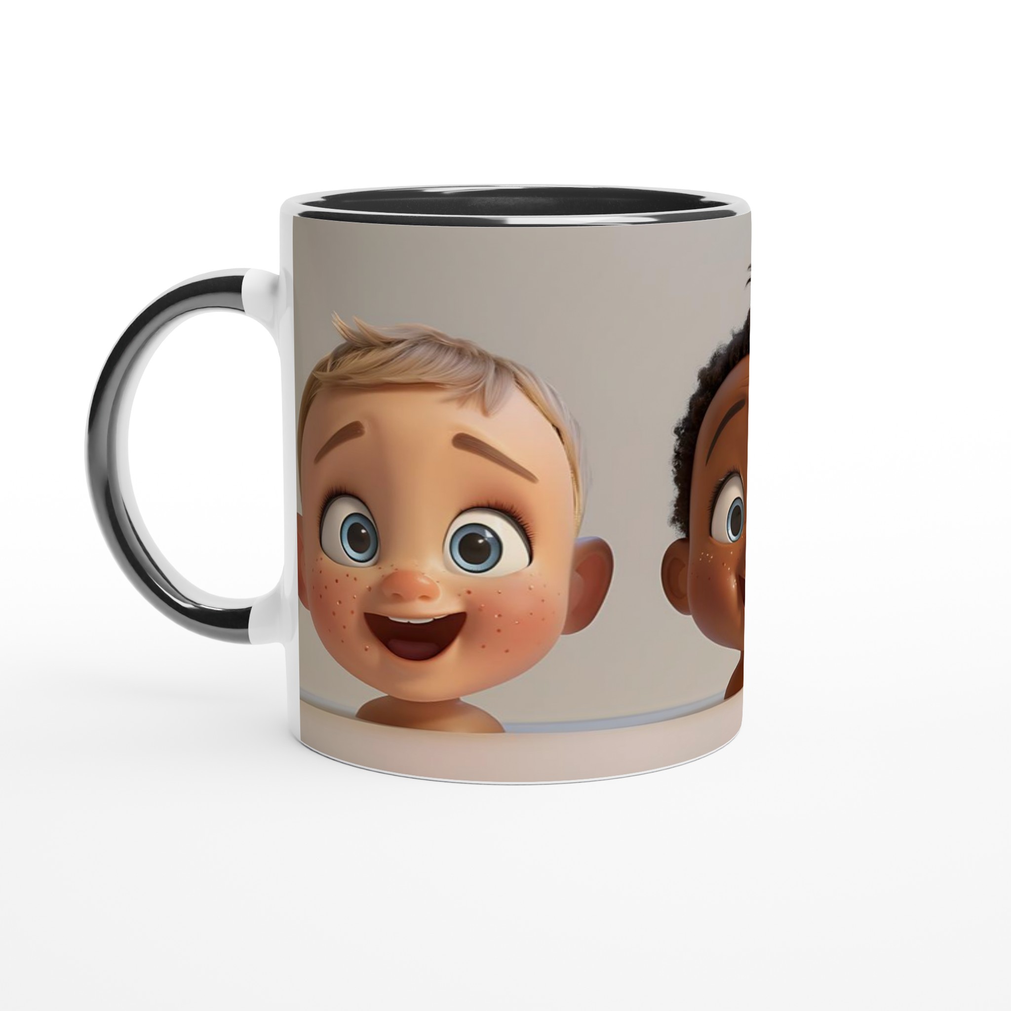 Lekfulla Barnansikten Keramikmugg – Perfekt Present för Alla Barnasinne! 4 2a583c09-08bc-4be5-b82e-adbbe67d94ab