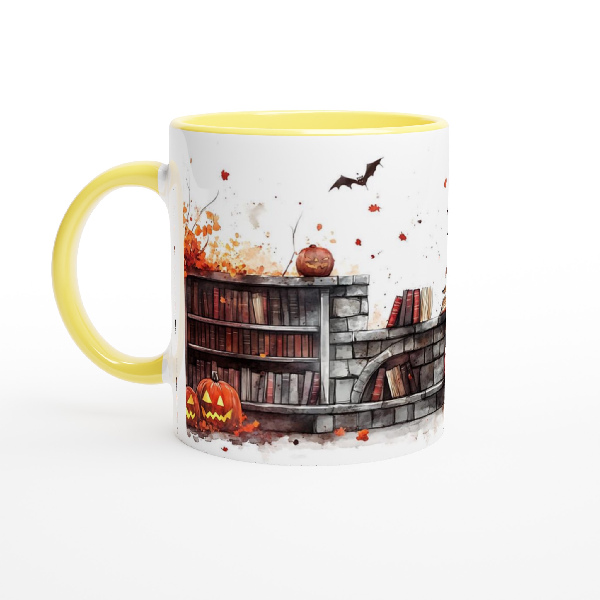 Mystisk Bibliotek Halloween Keramikmugg - Din Perfekta Höstfika i Valfri Färg! 3 2a5a1a51-30bf-4d79-a363-de4e49db241e
