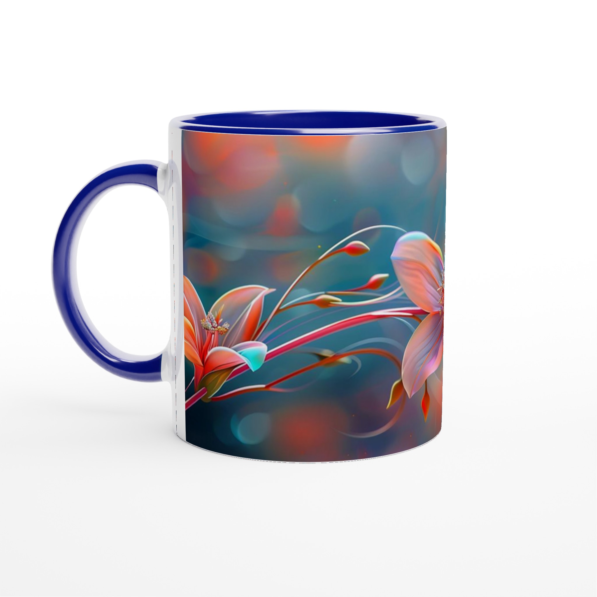 Förtrollande Blomsterdröm 11oz Keramisk Mugg – Konstfull Design i Levande Färger 2 2a771c76-74ce-4204-8990-7ec66416ba98