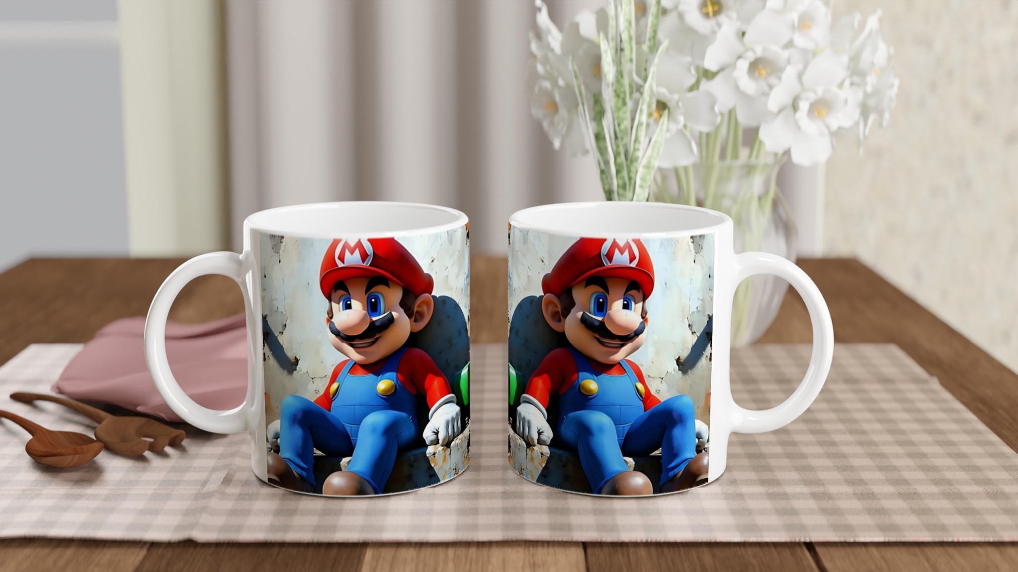 Vit 11oz Keramisk Mugg med Klassiskt Gamingmotiv – Välj mellan 7 Färgstarka Keramiker 10 2a907e94-f1ff-4289-9436-456ed446ae09