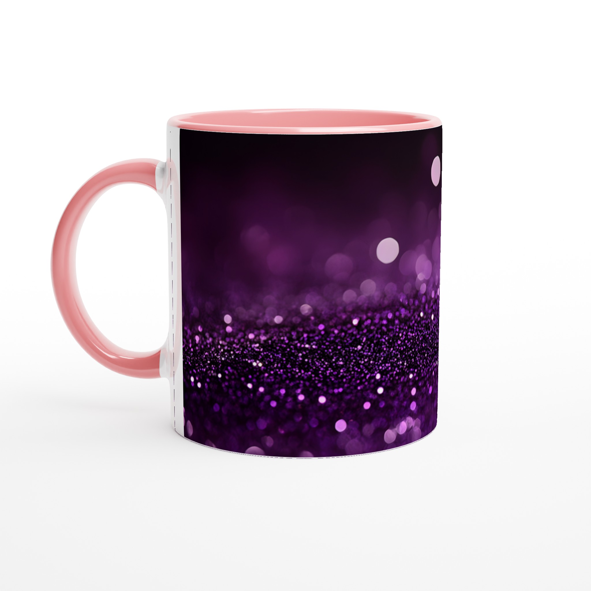 Glittrig Dröm: 11oz Keramikmugg i Lila & Glitter – Välj din Färg 6 2ac4411a-b49d-4fb9-b610-09d709bcc900