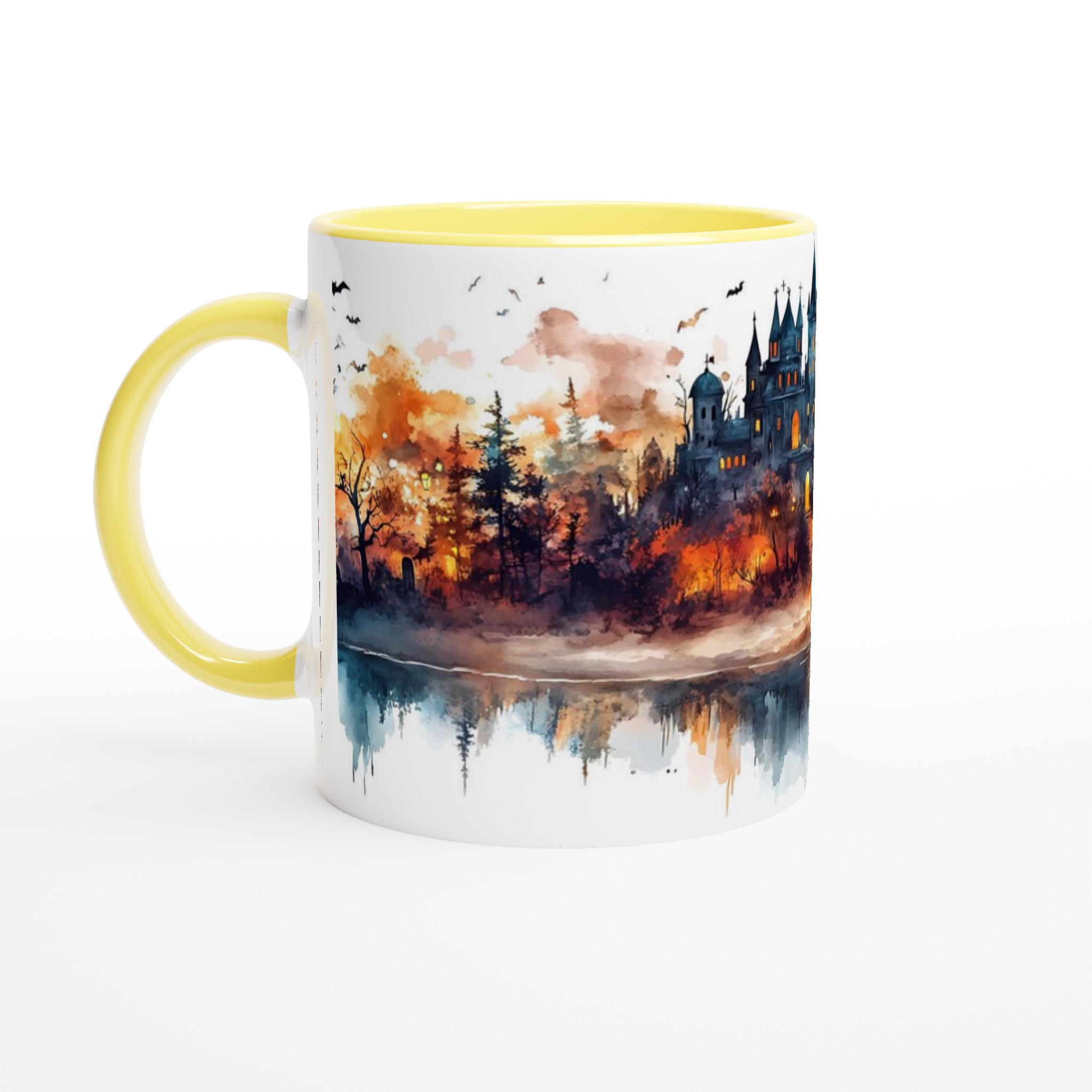 Mystisk Slott-mugg i Akvarell – 11 oz keramisk mugg för Halloween & Sagofantaster 3 2aebffc2-6644-41be-aa60-0f4840ab8ce4