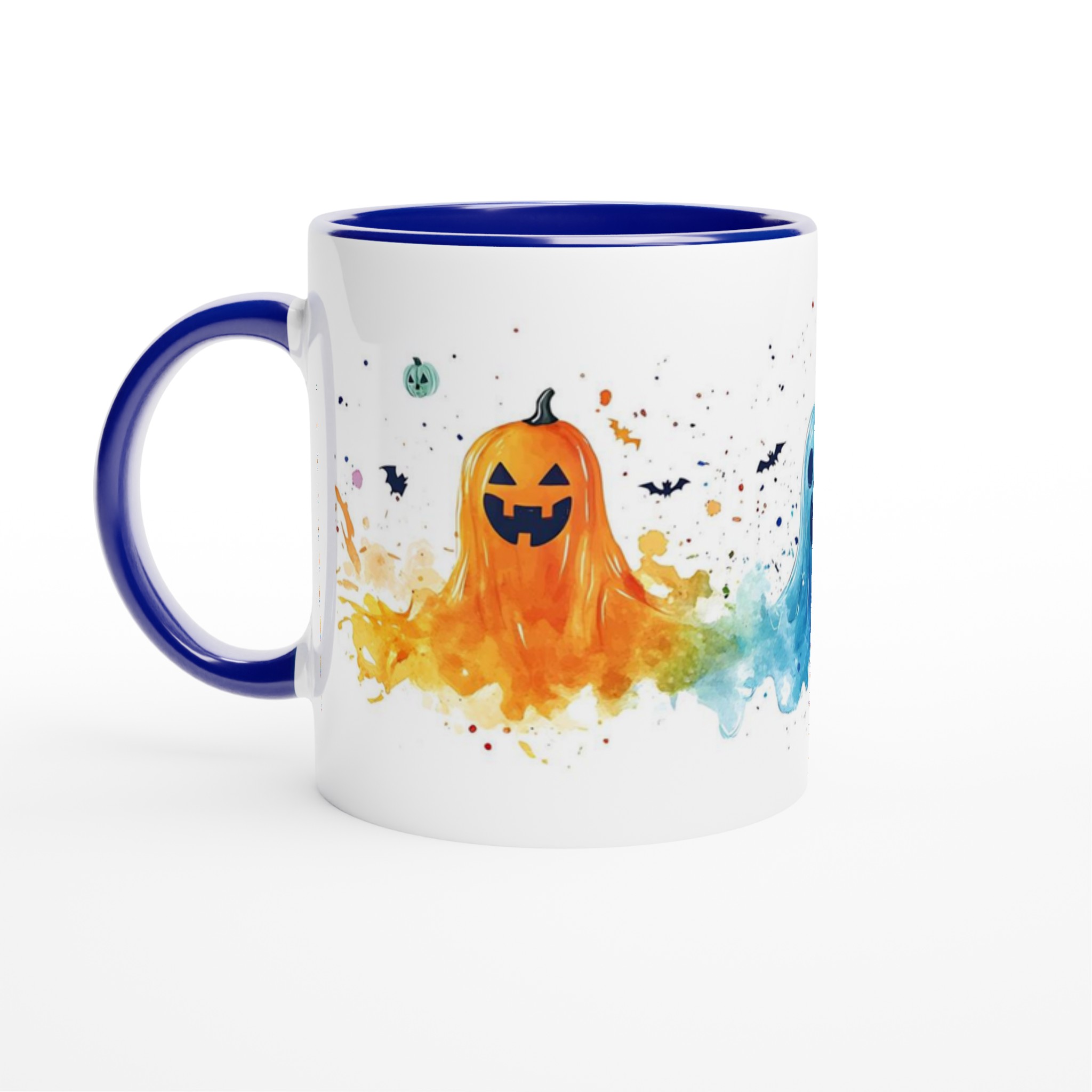 Spöklikt Söt Halloween Mugg - Akvarell Pumpa & Spöken i Flera Färgval 2 2aff90eb-5ab7-4c87-a842-b2509facdcfd