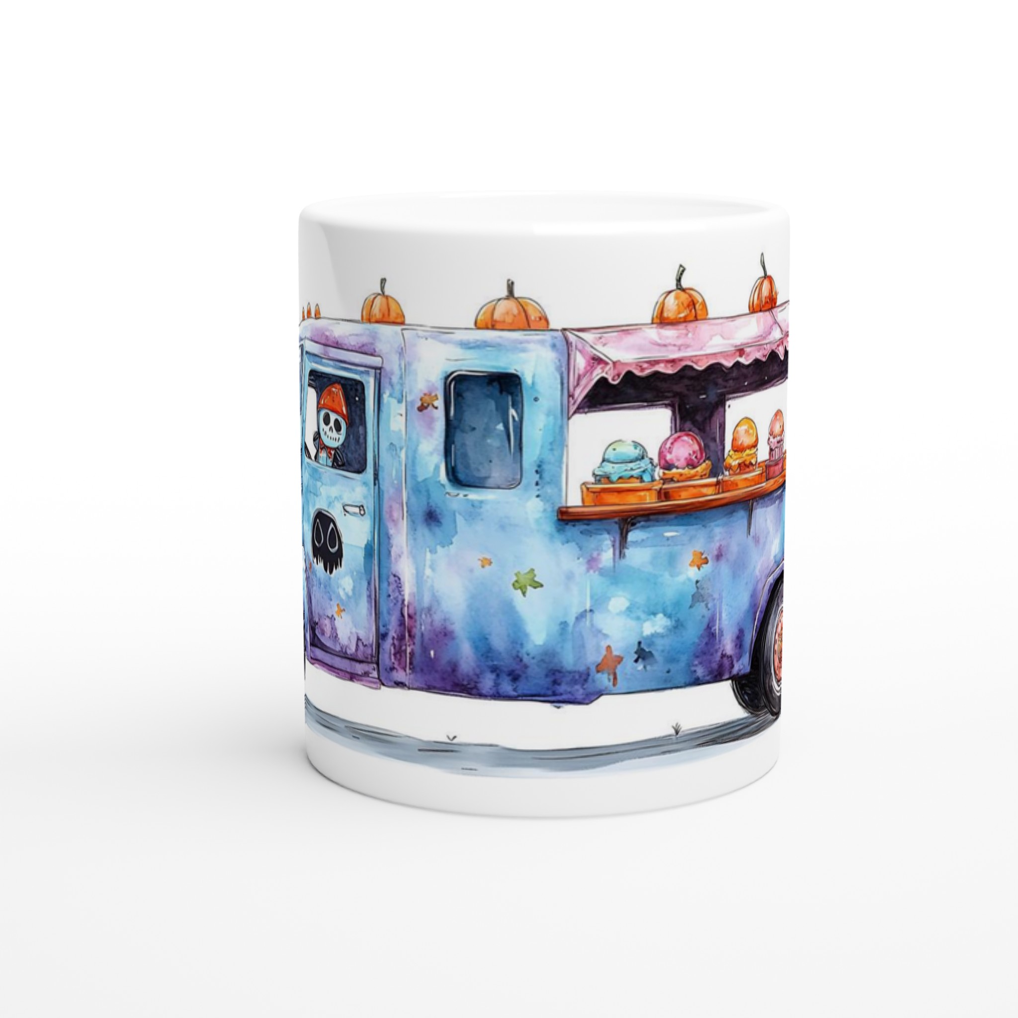 Spooky-Sweet Food Truck Keramikmugg – Perfekt för Halloweenälskare i sju färgglada nyanser 8 2b0b5763-425c-4f7a-84b1-4391a91c2bb8