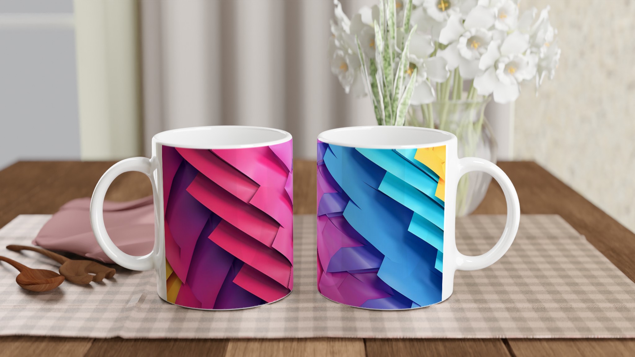Färgsprakande 11oz Keramisk Mugg – Ge Liv åt Dina Morgnar med Levande Nyanser! 10 2b2831b4-59ec-44c0-8ec0-003159b624a4