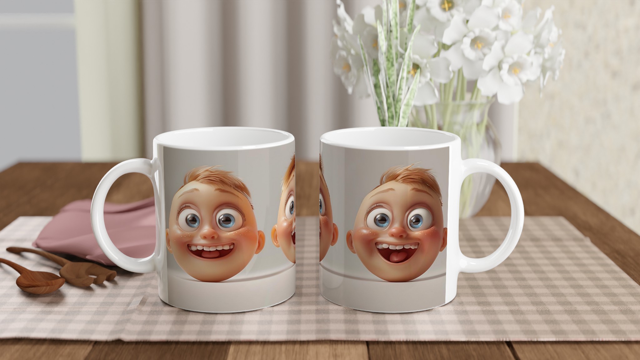 Glad Barnglädje 11oz Keramikmugg - Skräddarsy Din Dag med Glada Färger! 10 2b5833f6-160b-4205-851a-8266e1fc5124