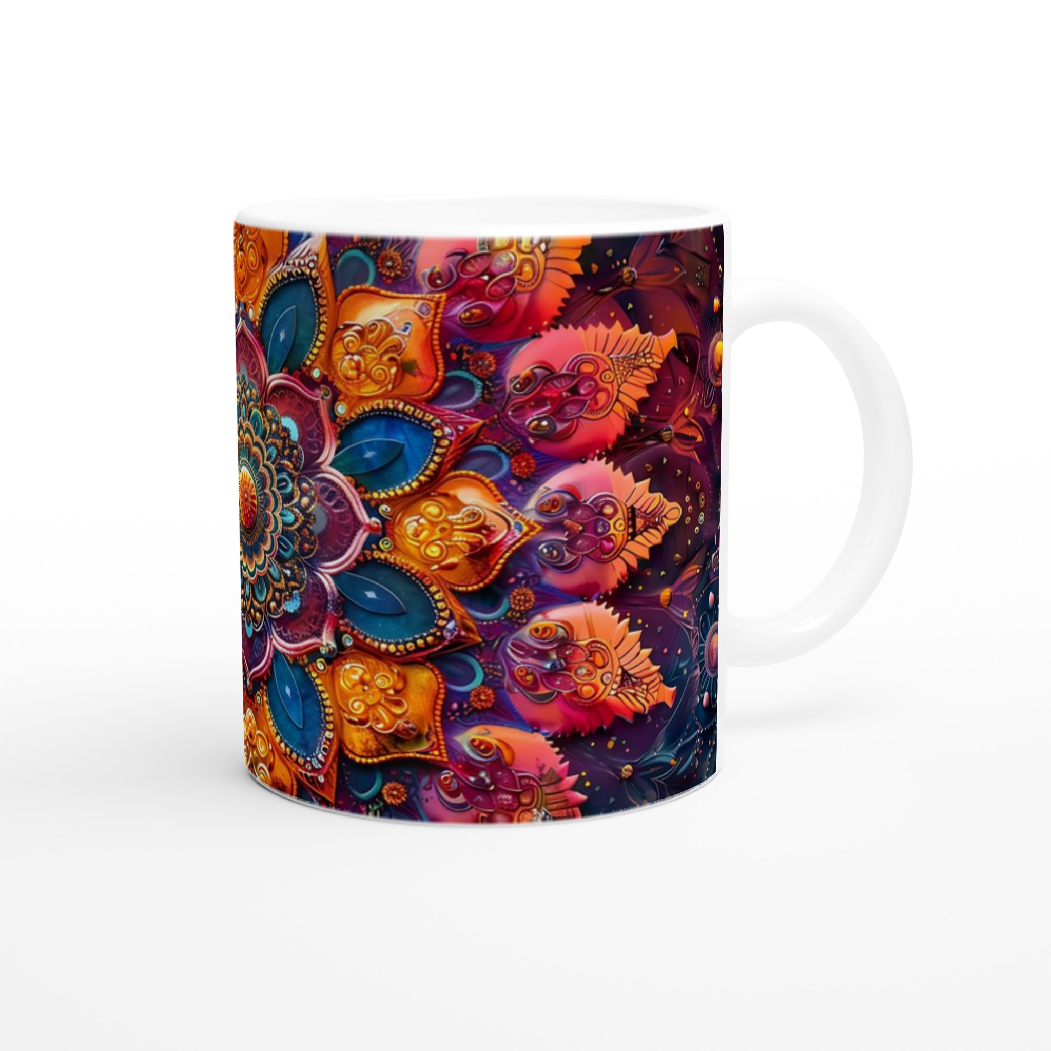 Mandala Magisk 11oz Keramikmugg – En Explosion av Färg & Mönster för Din Favoritdryck! 9 2b595879-b444-4869-a377-cb637a3c35f1