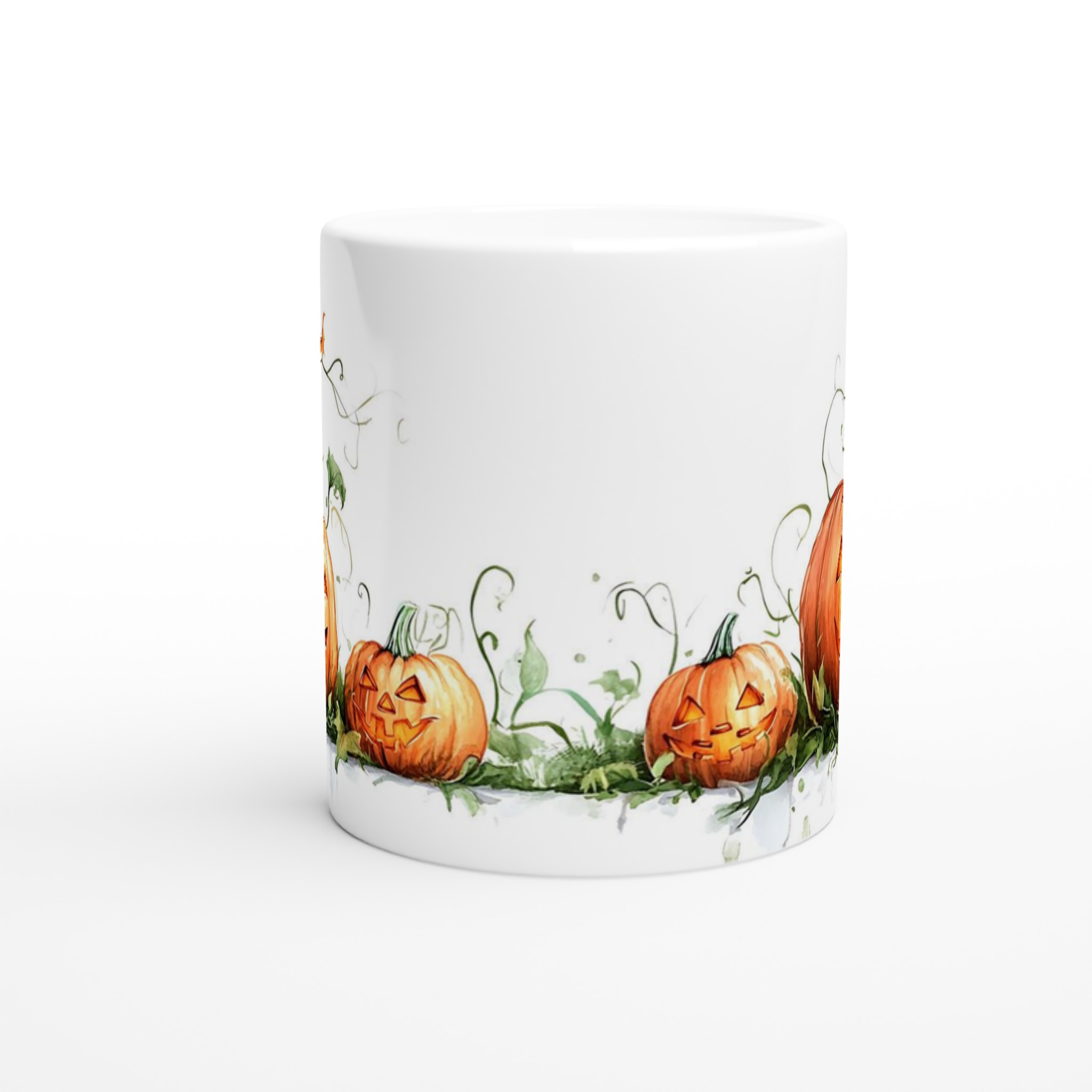Bus eller godis! Klassisk Halloweenpumpa Mugg – Spöklikt charmig 11oz keramikmugg i ditt val av färg 8 2b70e675-1479-4f1b-8949-c7e127fd4384
