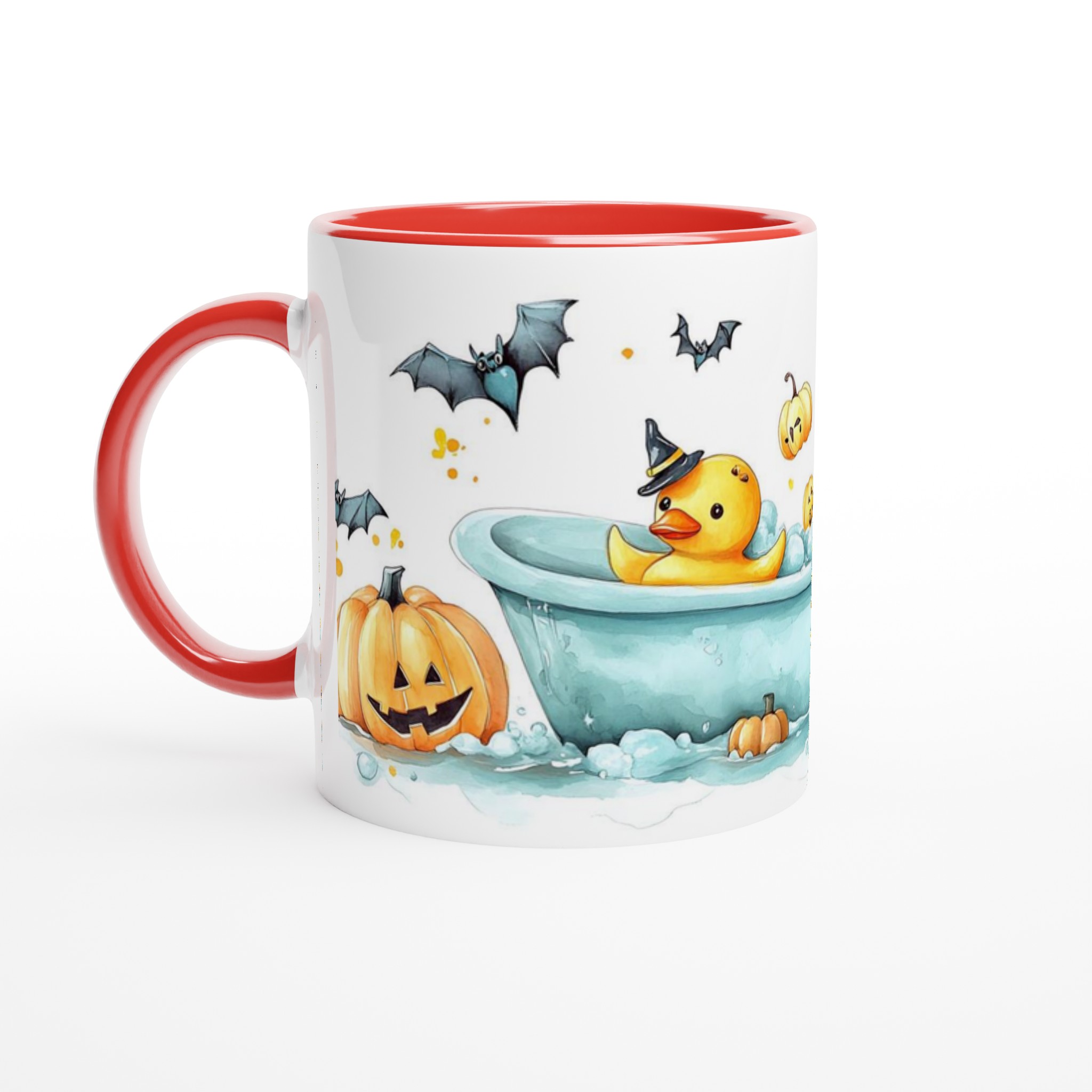 Bus eller godis ankor keramikmugg – Rolig Halloween-design för alla åldrar, i ditt val av sju färger! 5 2b987deb-e5fc-4039-8fa3-fc237539963f