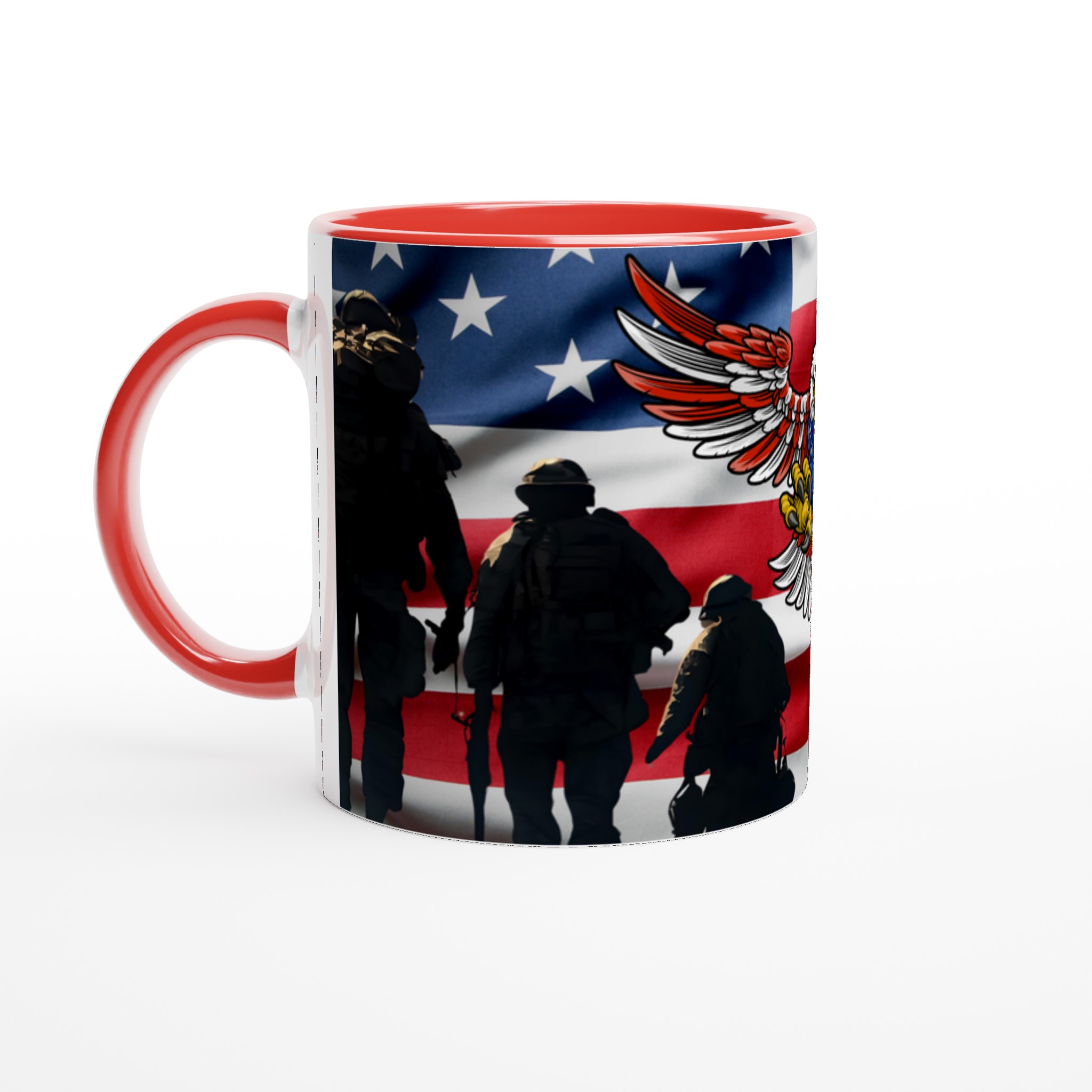 Vit 11oz keramisk mugg med patriotisk örnmotiv – välj bland sju klassiska keramfärger 5 2bb73c8f-4aee-4d44-9665-89856bd5fe51