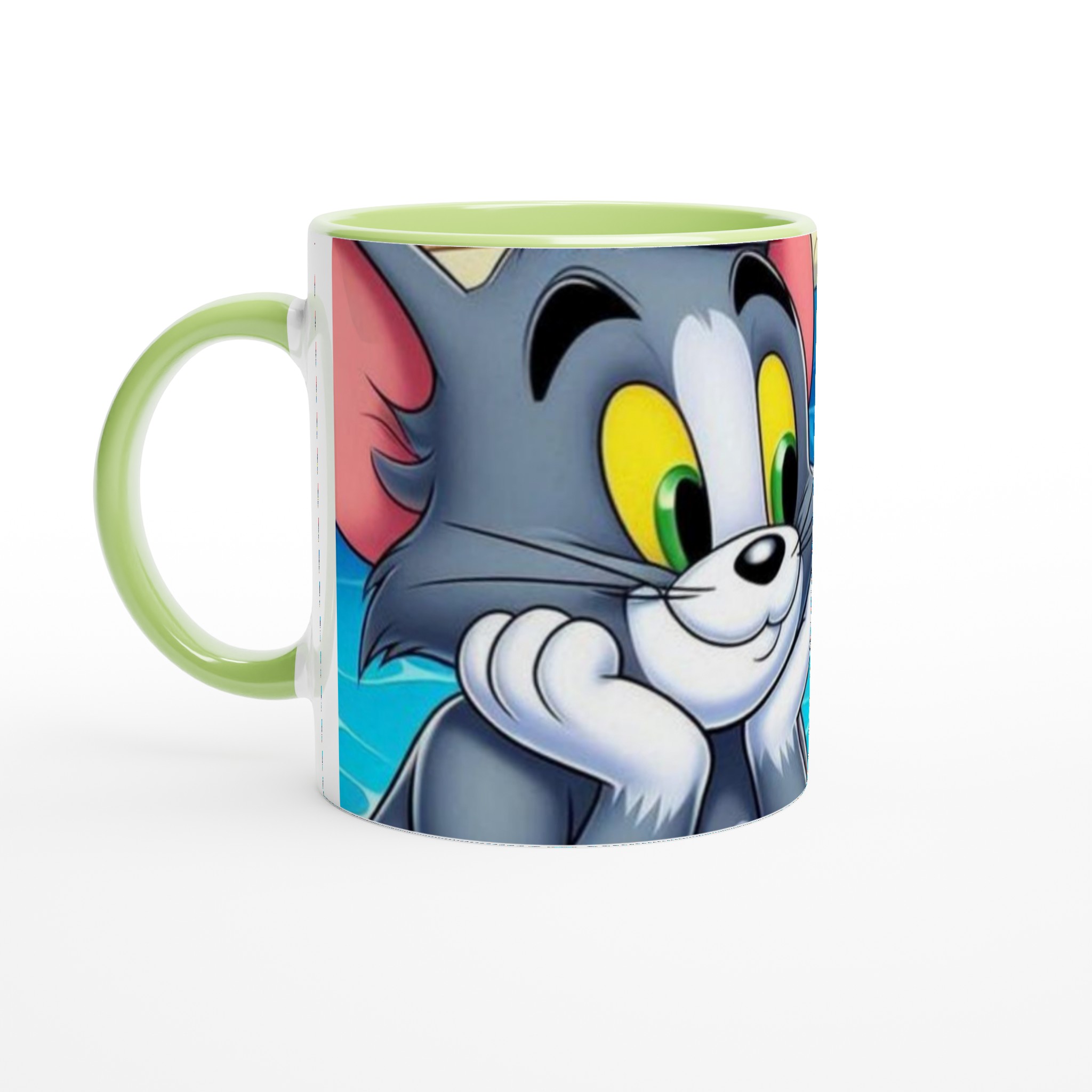Vit 11oz keramisk mugg med färgstarkt Tom & Jerry-motiv i flera keramiska färger 7 2bbdc8b0-73ec-42be-b512-f3a0b059be04