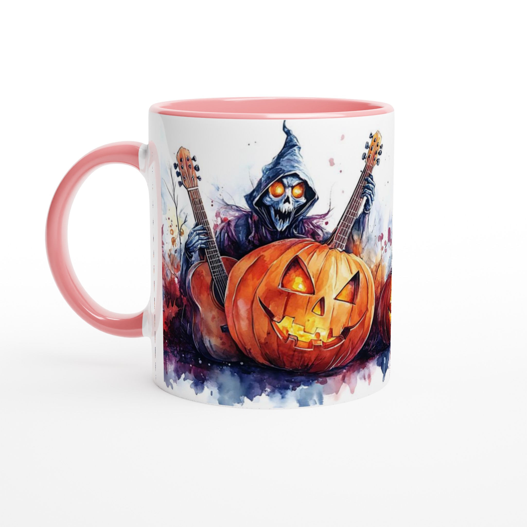 Rockin' Reaper Halloween Keramikmugg - Skrämmande Kul Design & Färgval 6 2bc5c4db-f4d9-4fcf-afd4-acbed9f28eb4