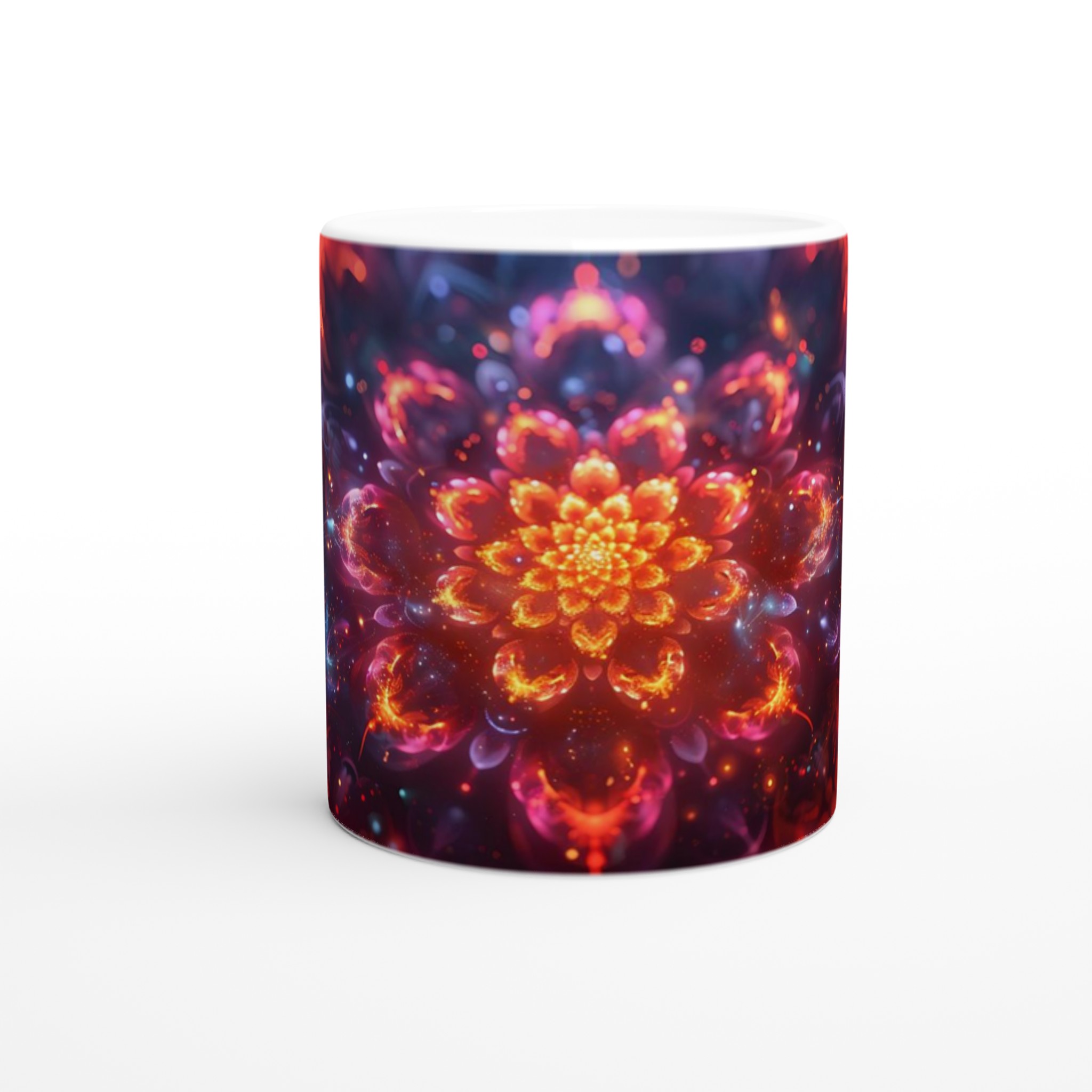 Kosmisk Blomsterdröm: 11oz Keramikmugg i Åtta Levande Färger – Diskmaskin- och Mikrovågsugnssäker 8 2bc9e376-6abb-4bc8-8987-786f5d99b116