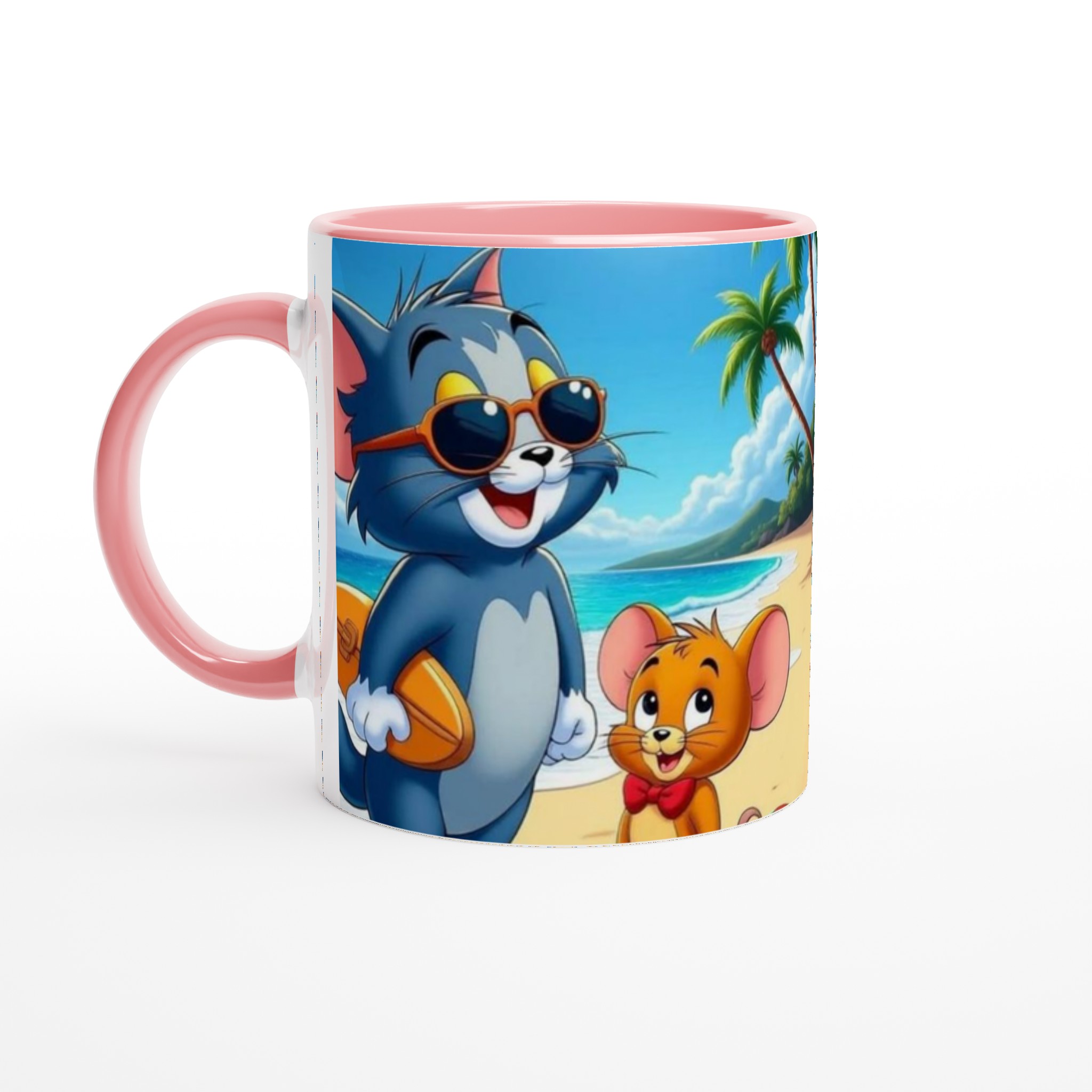 Vit 11oz keramisk mugg med ikoniskt Tom & Jerry motiv – välj bland sju livfulla färger 6 2c4571aa-cf80-4b54-a50c-78faddd6dcb5