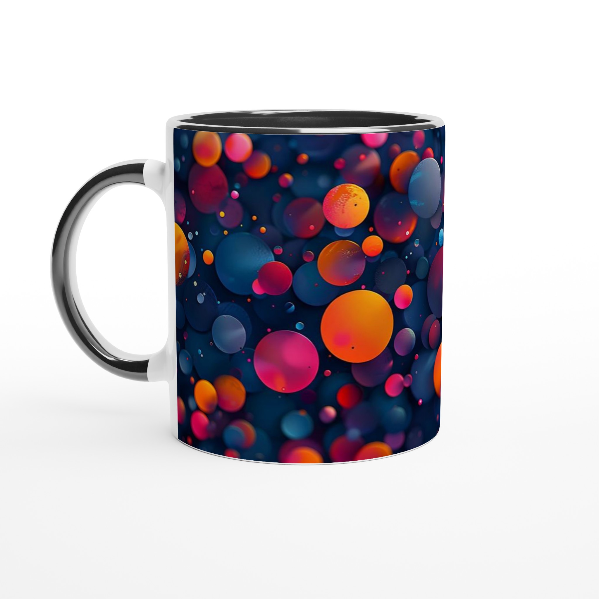 Abstrakt Bubbel Keramikmugg - 11oz Konstnärlig Kaffekopp i Flera Färger 4 2cab17d1-7970-44a3-b107-96a8763fd8d3