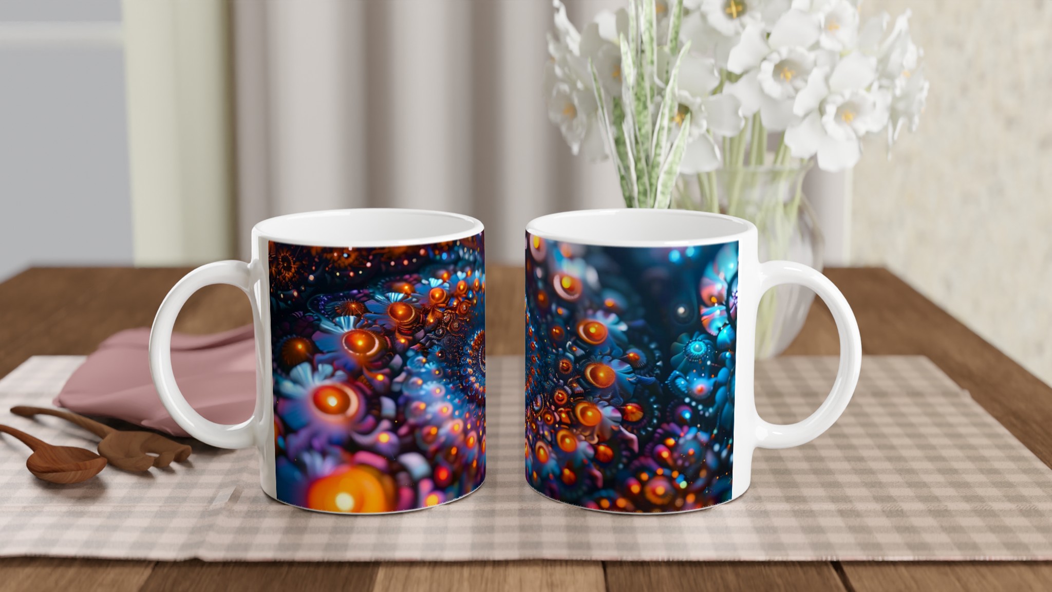 Kosmisk Spiral Mugg – Abstrakt Konst för Kaffeälskare i Din Valda Färg 11 2cc24a4a-5e4e-4f3e-874e-93140ac1d74b