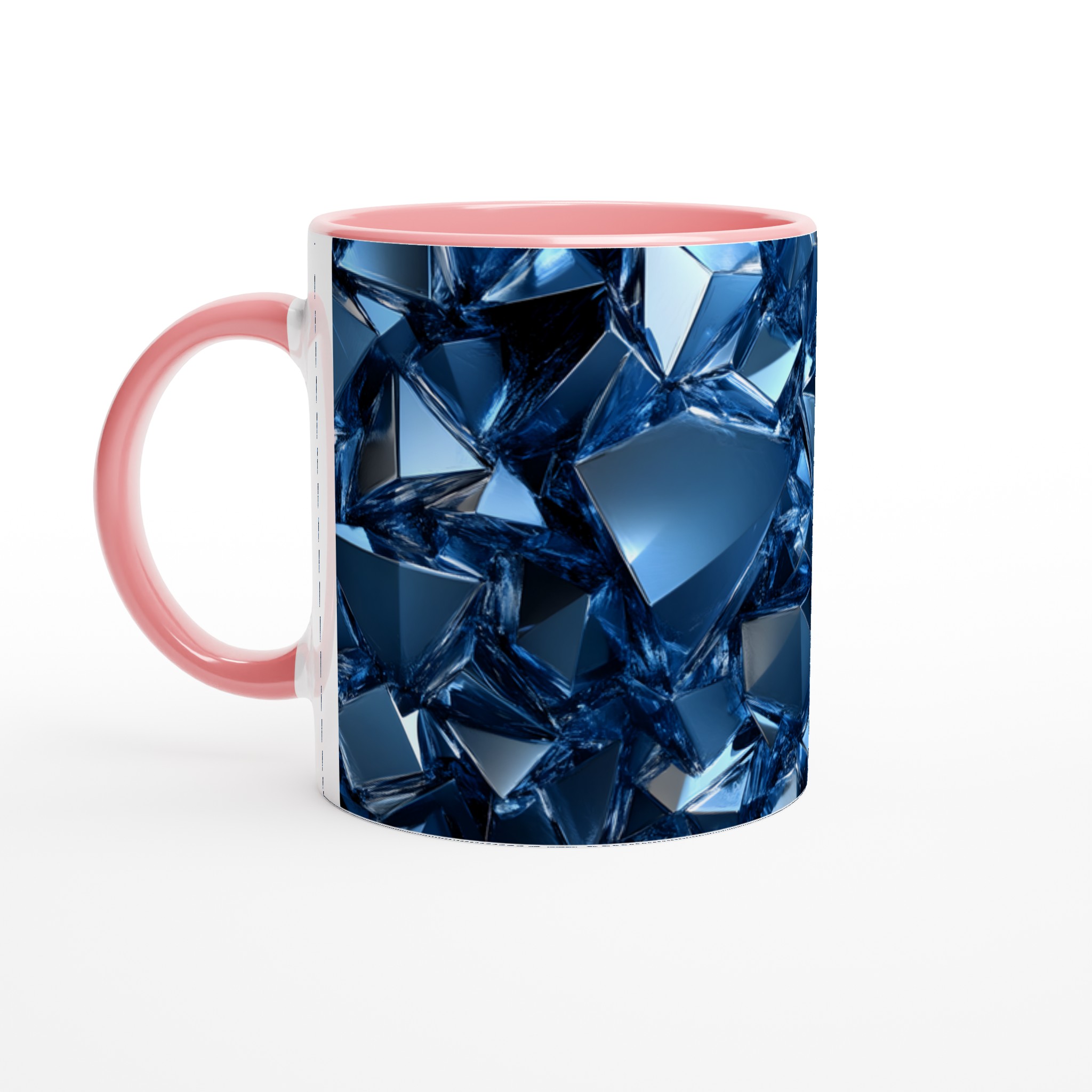 Djupblå Kristallmugg – 11oz Keramisk Mugg med Glittrande Geometrisk Design i Valfri Färg 6 2cf08f94-f734-4381-a636-6335aab44263