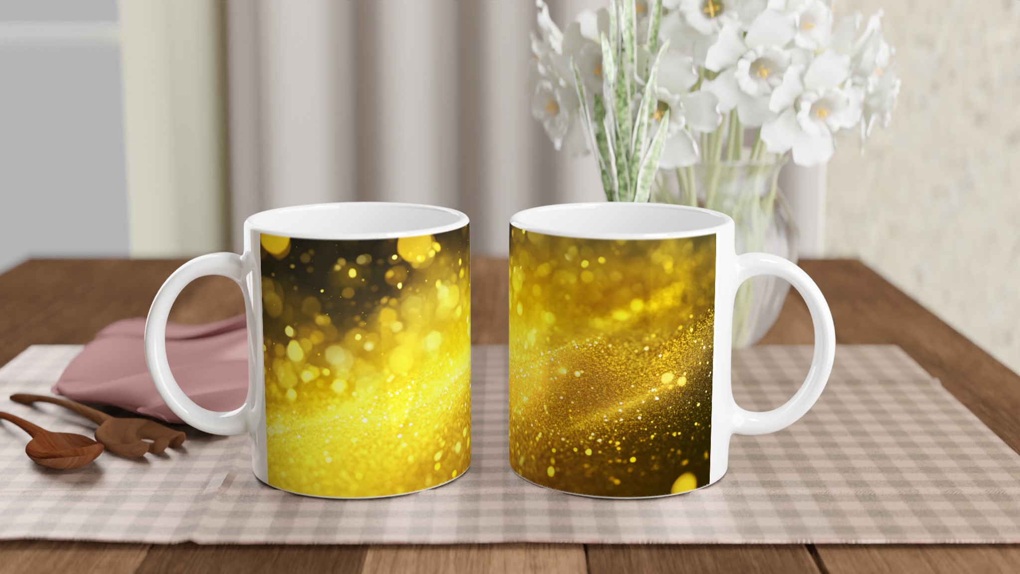 Guldglänsande 11oz Keramikmugg – Perfekt för att låta ditt motiv stråla 10 2cf77302-3ee3-4feb-a9f5-d3c9b3e18577