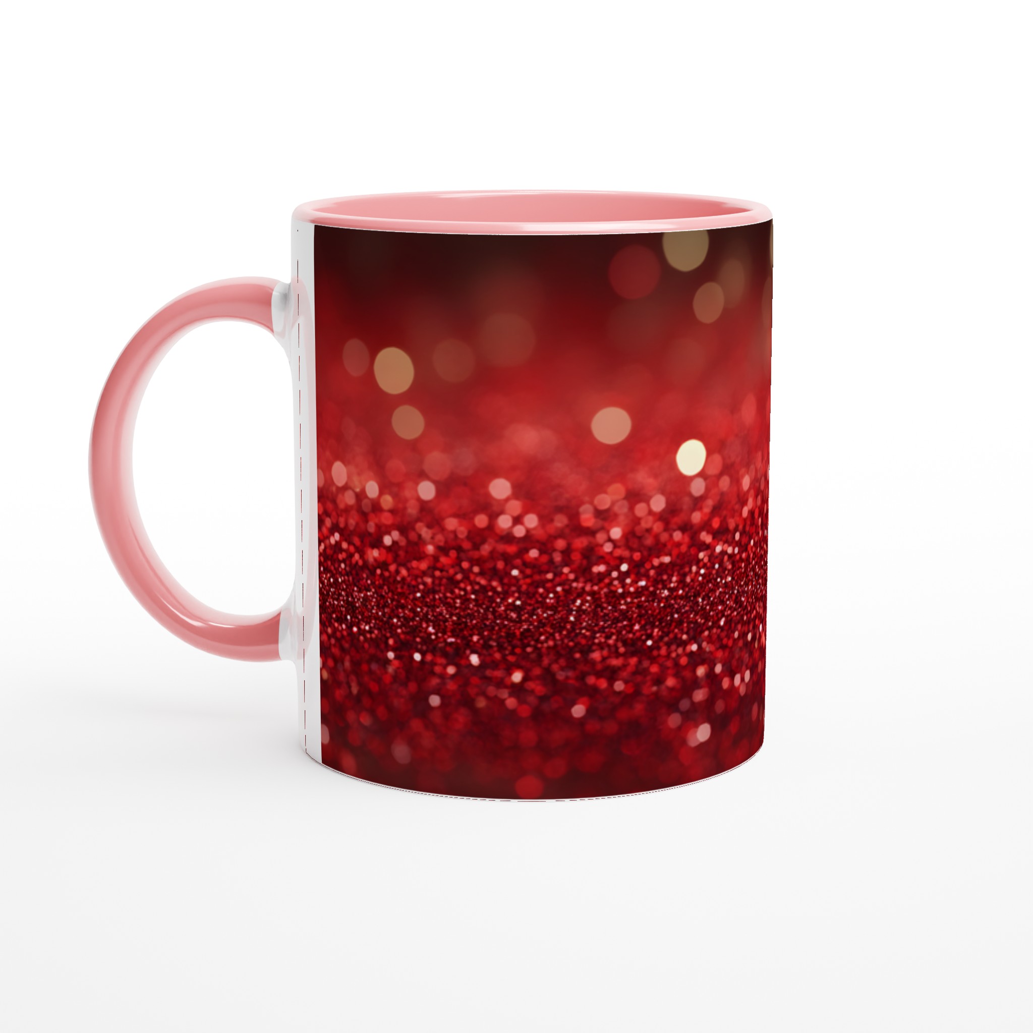 Glittrig Röd Keramisk Mugg - 11oz Favoritkopp för En Gnistrande Vardag i Ditt Val av Färg 6 2d08ef1a-3941-4b4f-84c2-cea8699fc564