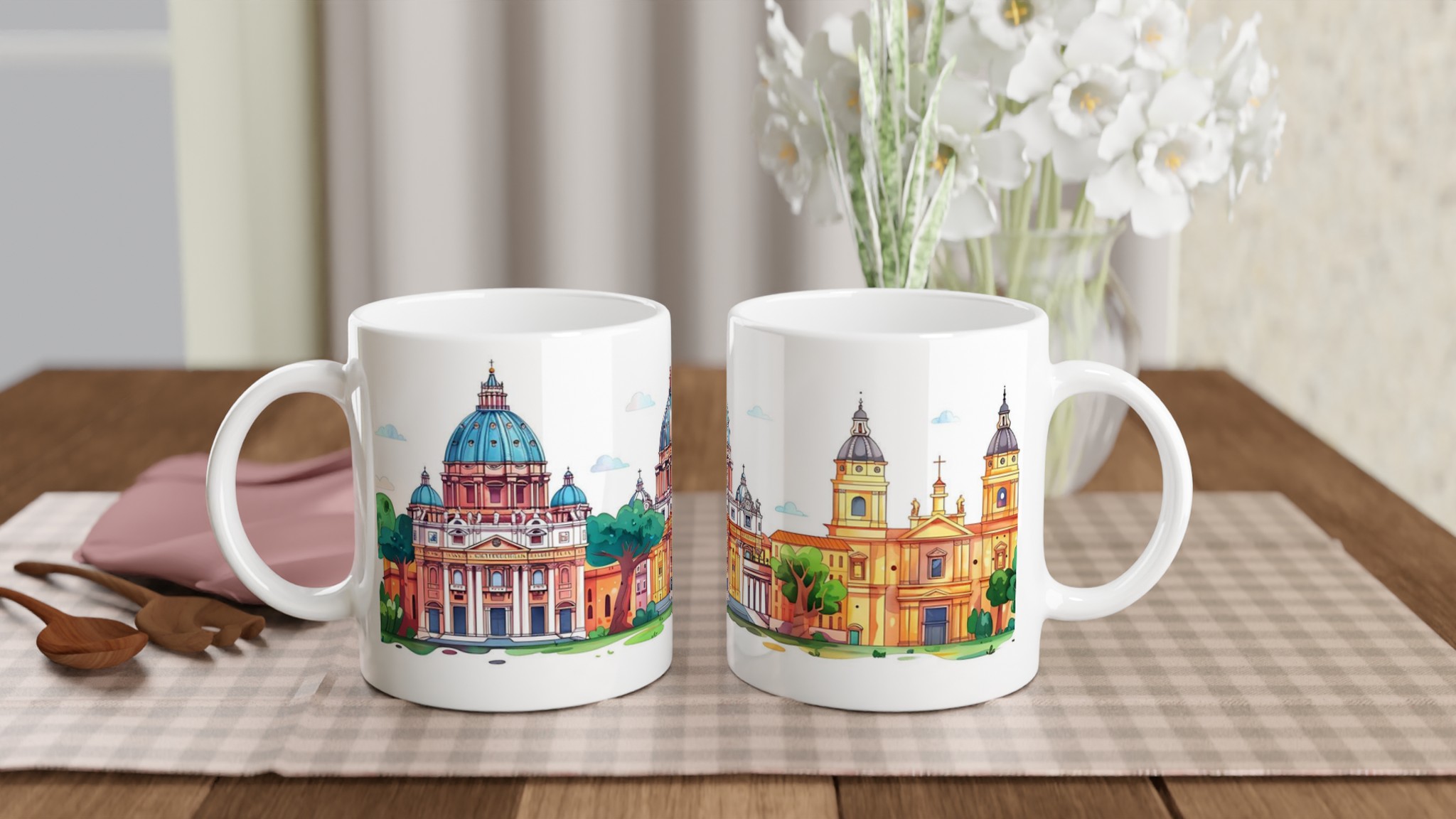 Historisk Stadsbild Mugg – Fånga Venedigs Charm i Vattenfärg, Välj Bland Flera Färger 10 2d235c62-c443-40d6-bf62-40c6d7cf2e2c