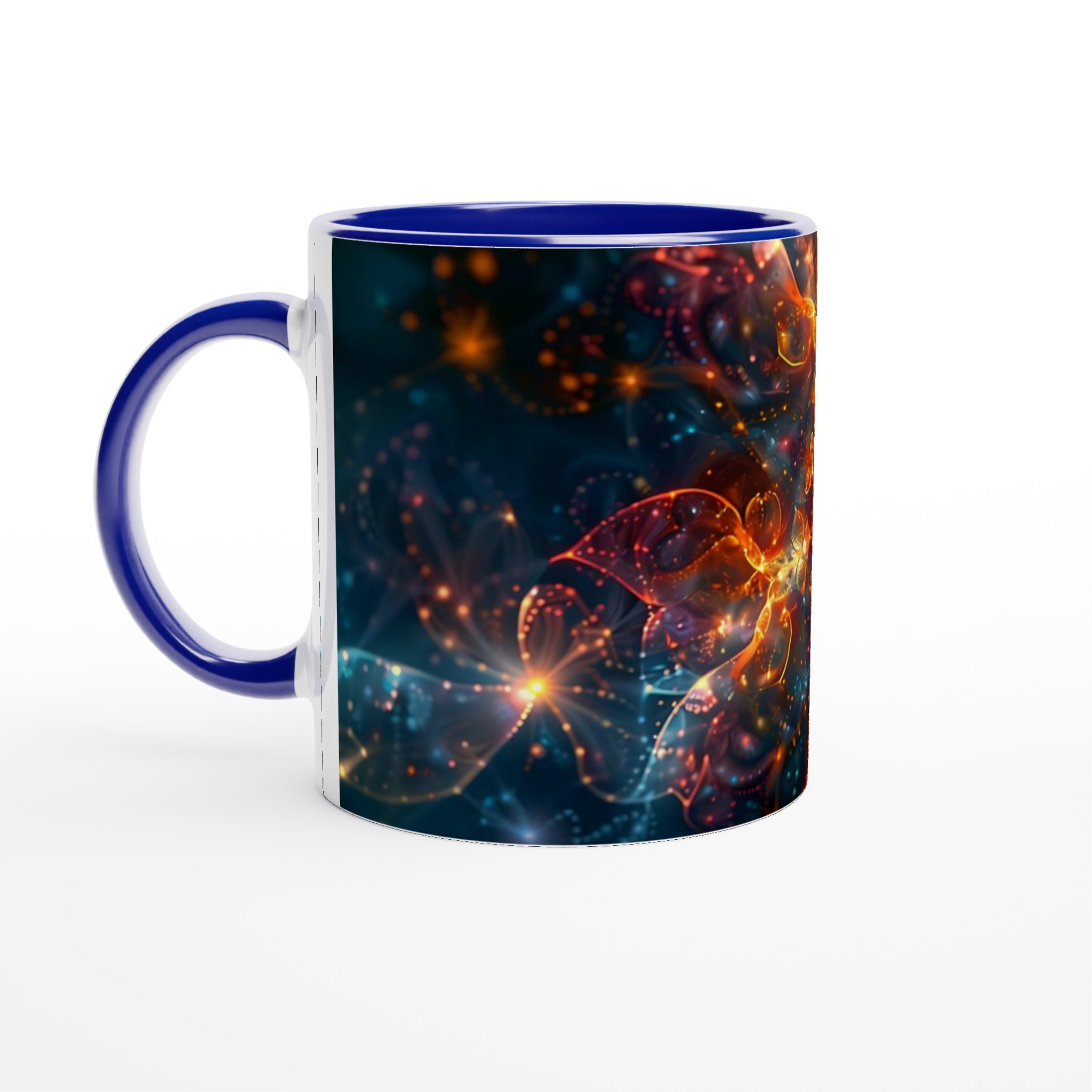 Kosmisk Blomster Keramikmugg - 11oz, Välj Din Färg! 2 2d75c124-b999-41cb-8c94-c1d39442d614