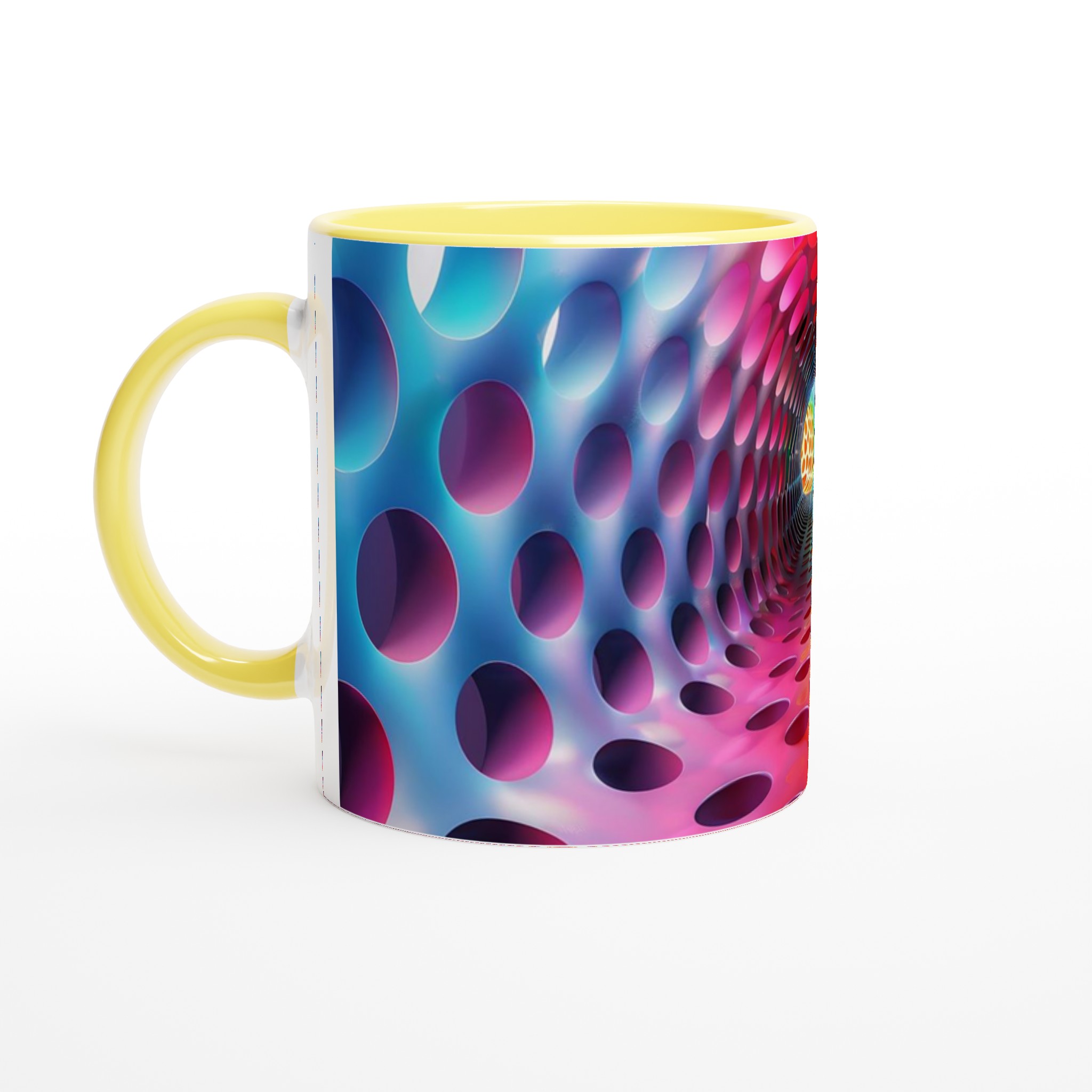 Abstrakt Regnbågs-Mugg – 11oz Keramikmugg för Levande Konst & Färgstarka Tryck i Flera Kulörer 3 2de49a29-3b89-4b3e-b4eb-19a259d2252f
