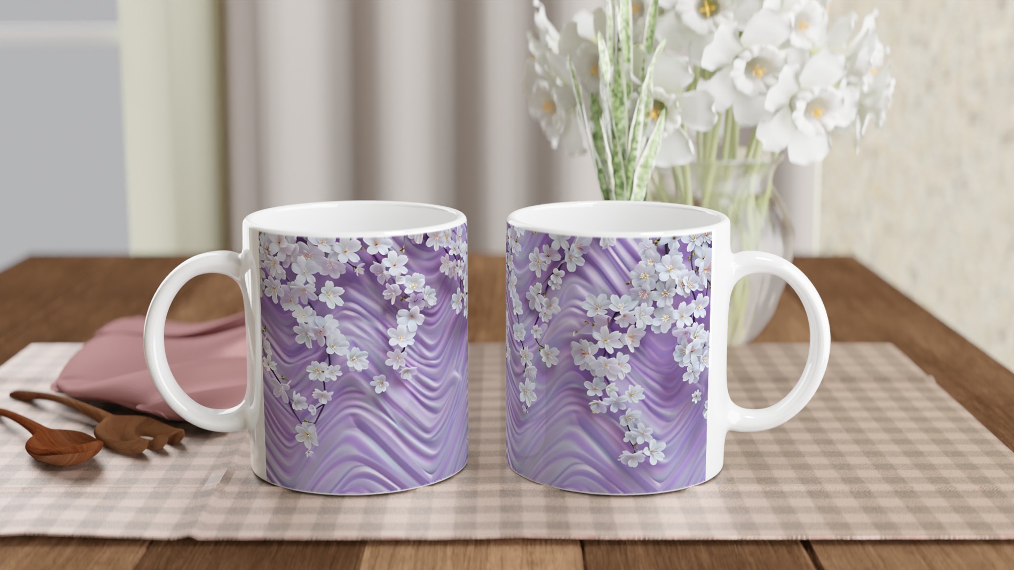 Lavendelblomster 11oz Keramikmugg – Välj bland 7 Förtrollande Färger 10 2df522cc-1c9e-4265-93dd-9dee4abd8d65