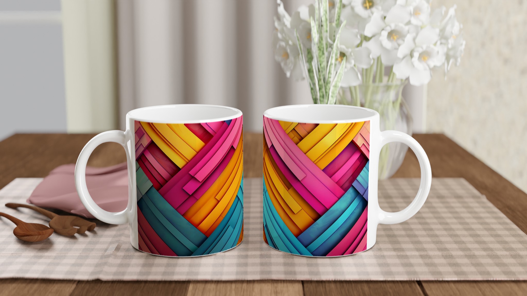 Färgexplosion 11oz Keramisk Mugg – Ge Din Vardag en Glad Twist med Sju Strålande Färger! 10 2e20f649-b27f-4df0-a7da-7279f22ab96b