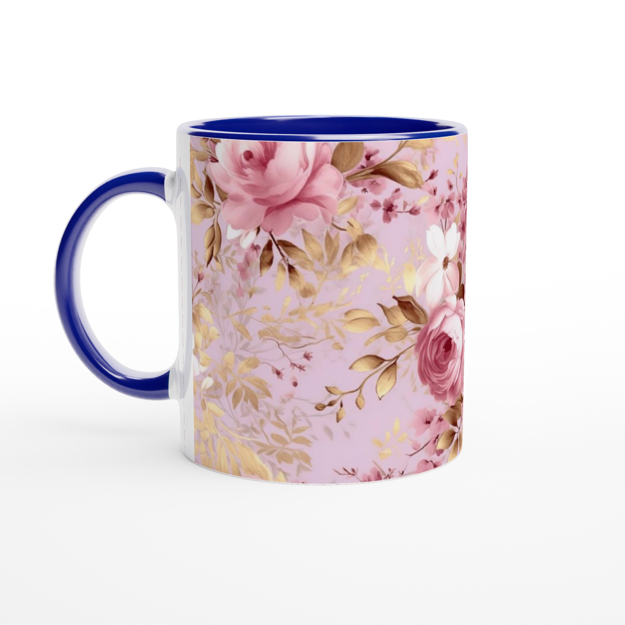 Elegant Vit 11oz Keramisk Mugg med Rosig Blommig Design – Välj Bland Färgstarka Keramiska Nyanser 2 2e422a23-7af8-48ba-b03f-7a8132670205