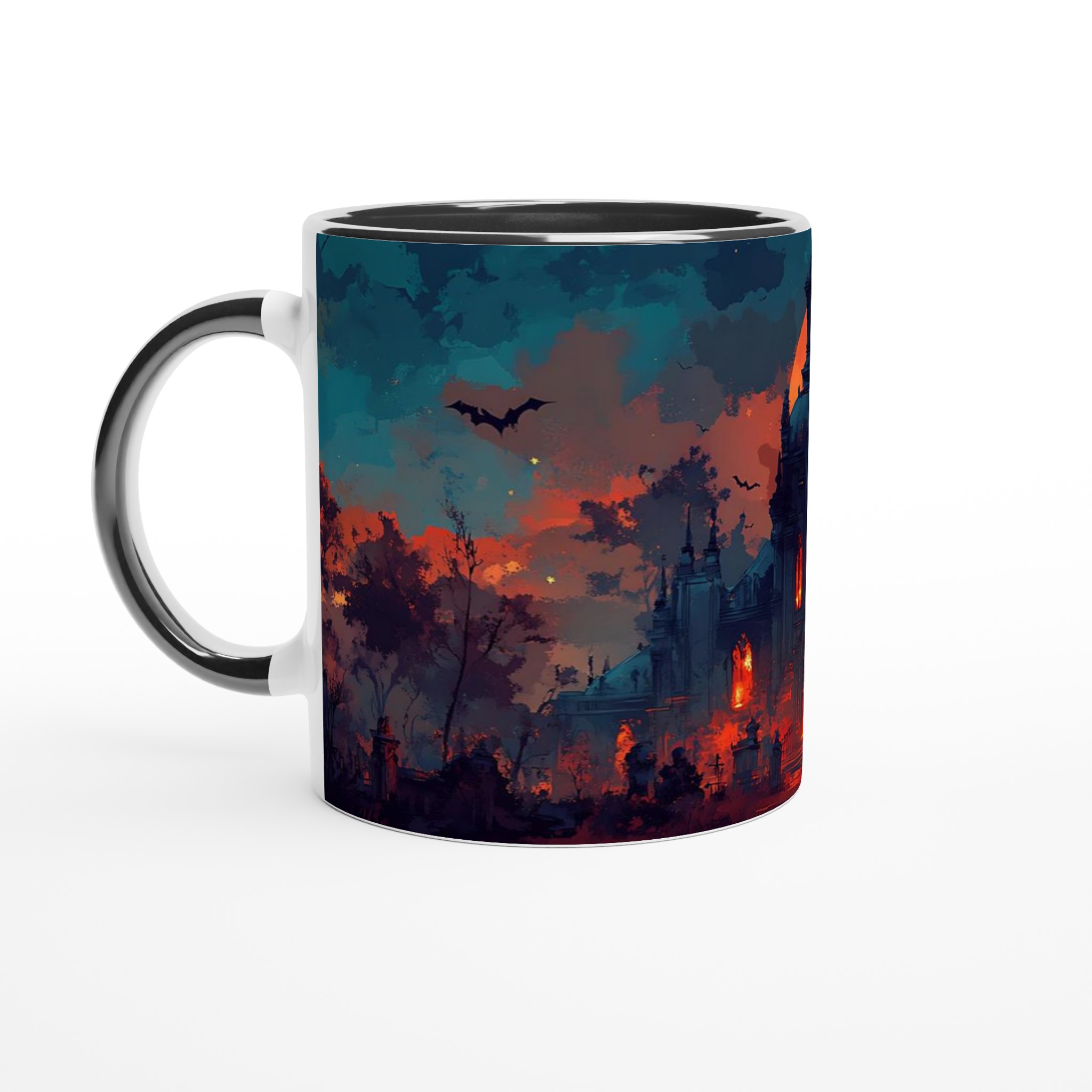Mörk Fantasi Slottsmugg – 11oz Keramikmugg i ditt val av 7 färger 4 2e4910ce-4329-478a-a62b-d8ae51feeb10