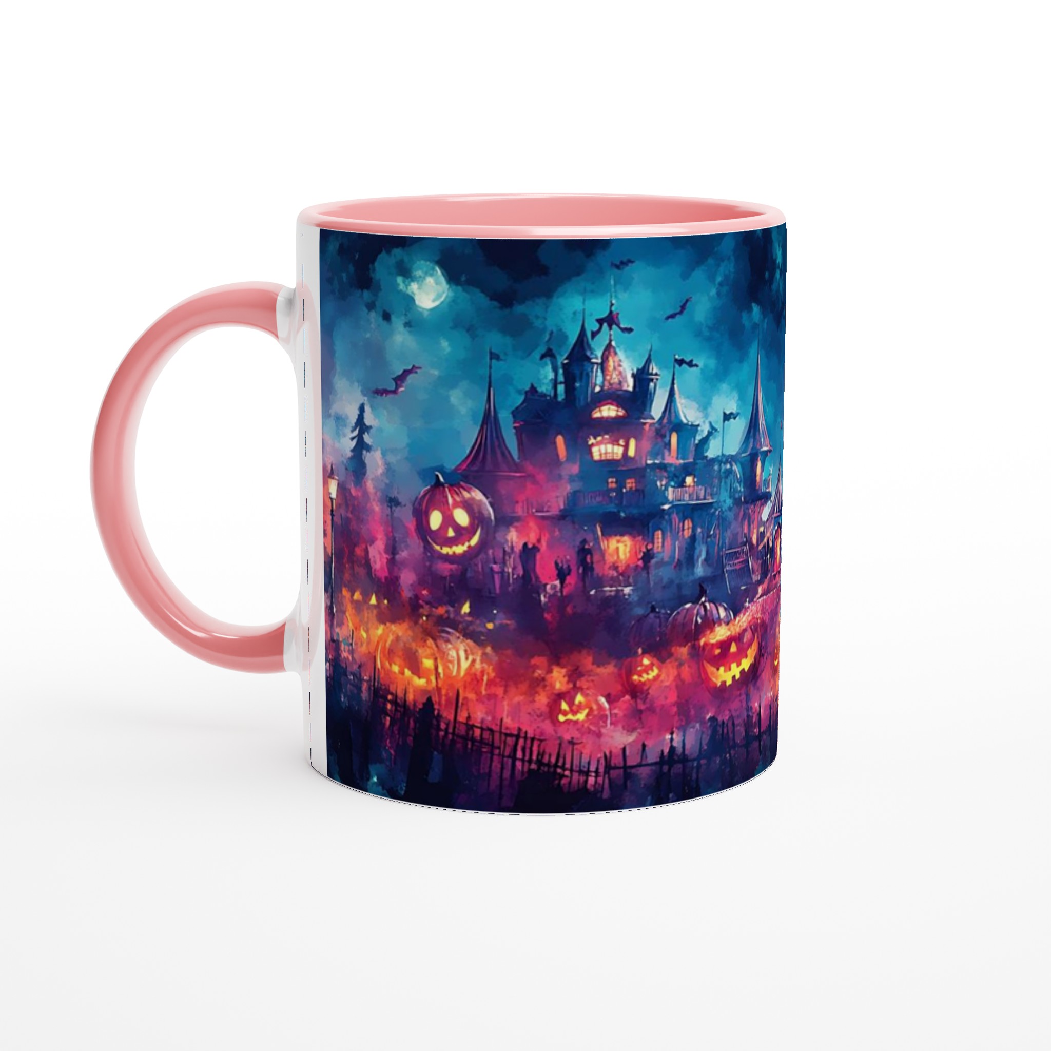 Mystisk Halloweennatt Keramikmugg – Spöklik Design i Livfulla Färger för Din Favoritdryck 6 2eba3f3e-1ad6-45e2-9afa-23c6f7d8eaf4