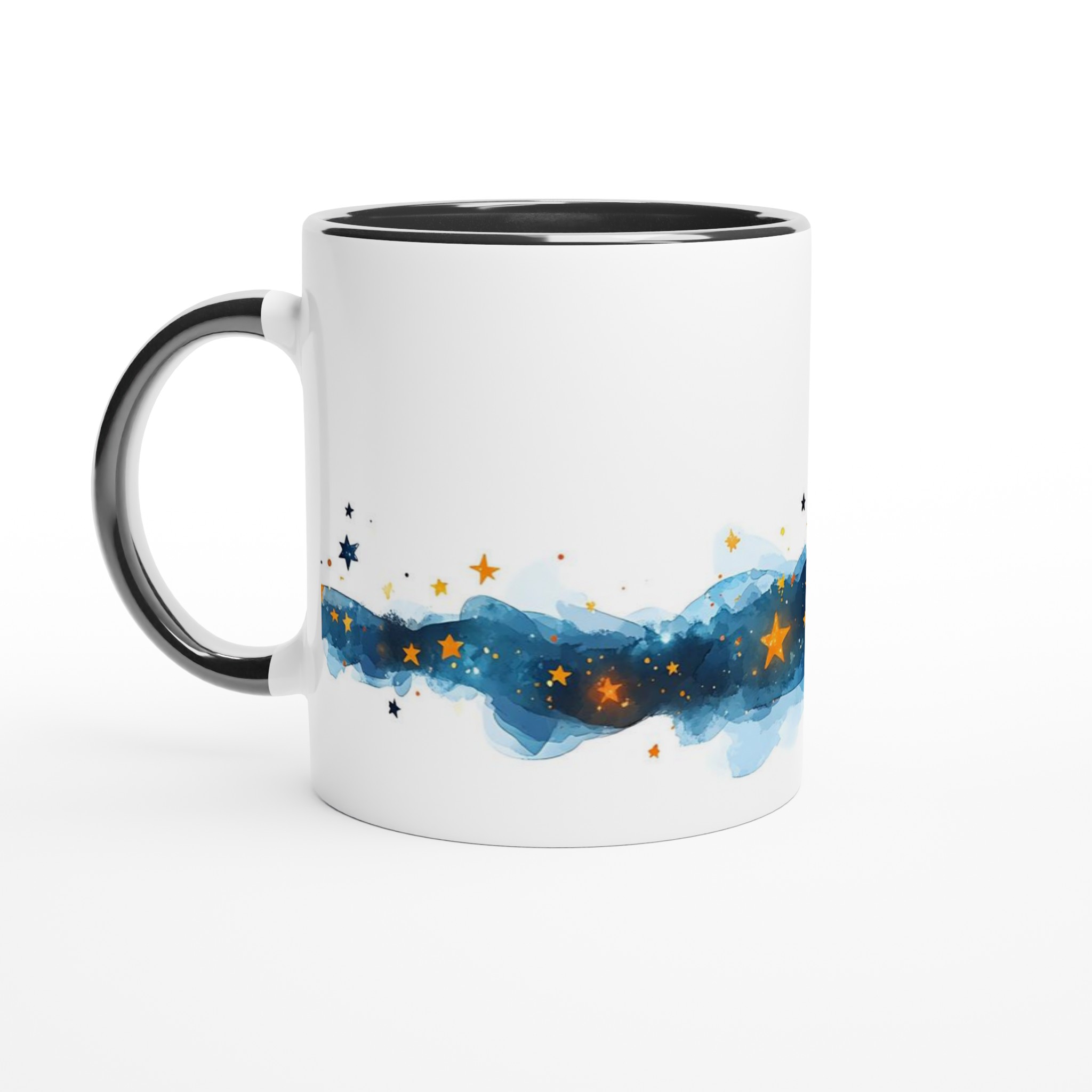 Mystisk Häxa & Stjärnhimmel 11oz Keramisk Mugg – Drömsk Akvarellkonst i Valfri Färg 4 2ebb1b84-78dc-4c3a-bd55-930f8027ec06