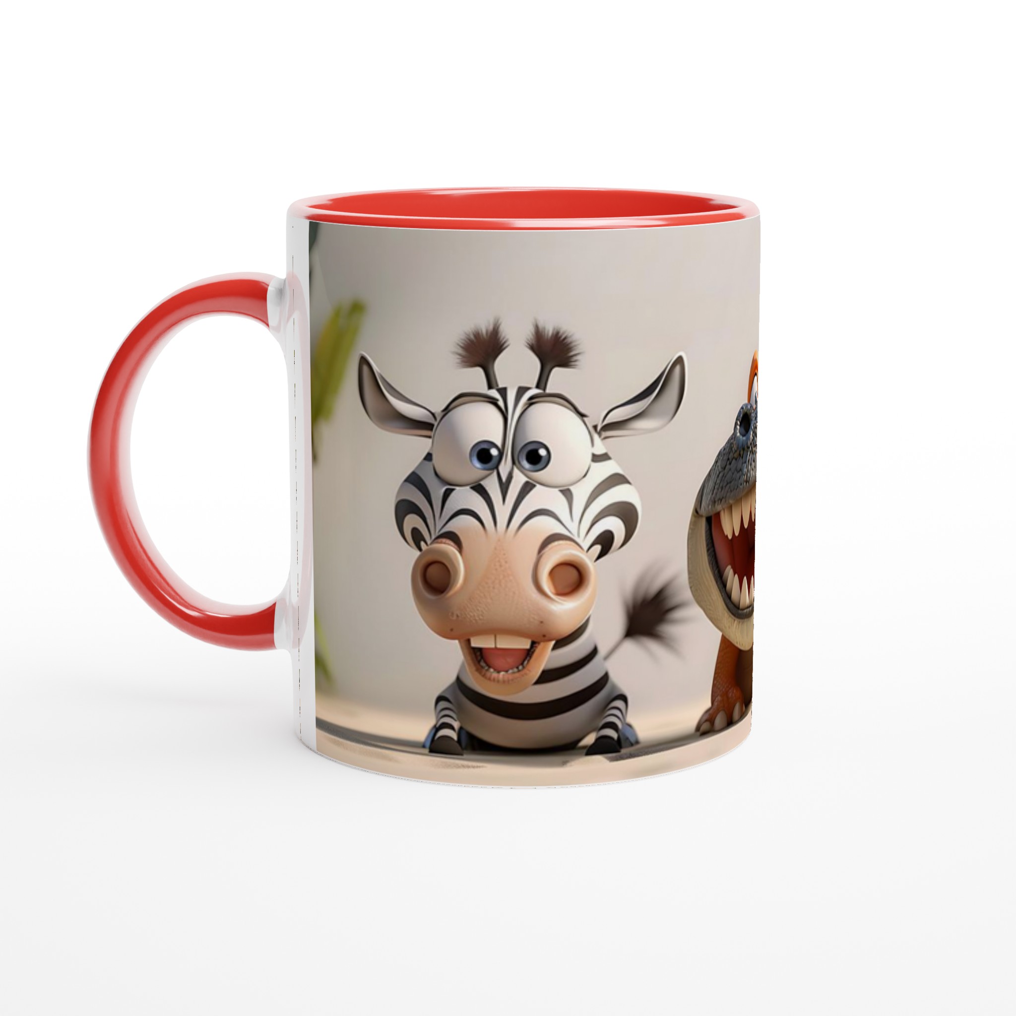 Safari Vänner Keramisk Mugg – Lekfull Design med Zebror & Krokodil, Välj bland 7 Färger! 5 2f20b94d-2f19-48b9-b50b-8c5bb8260b8c